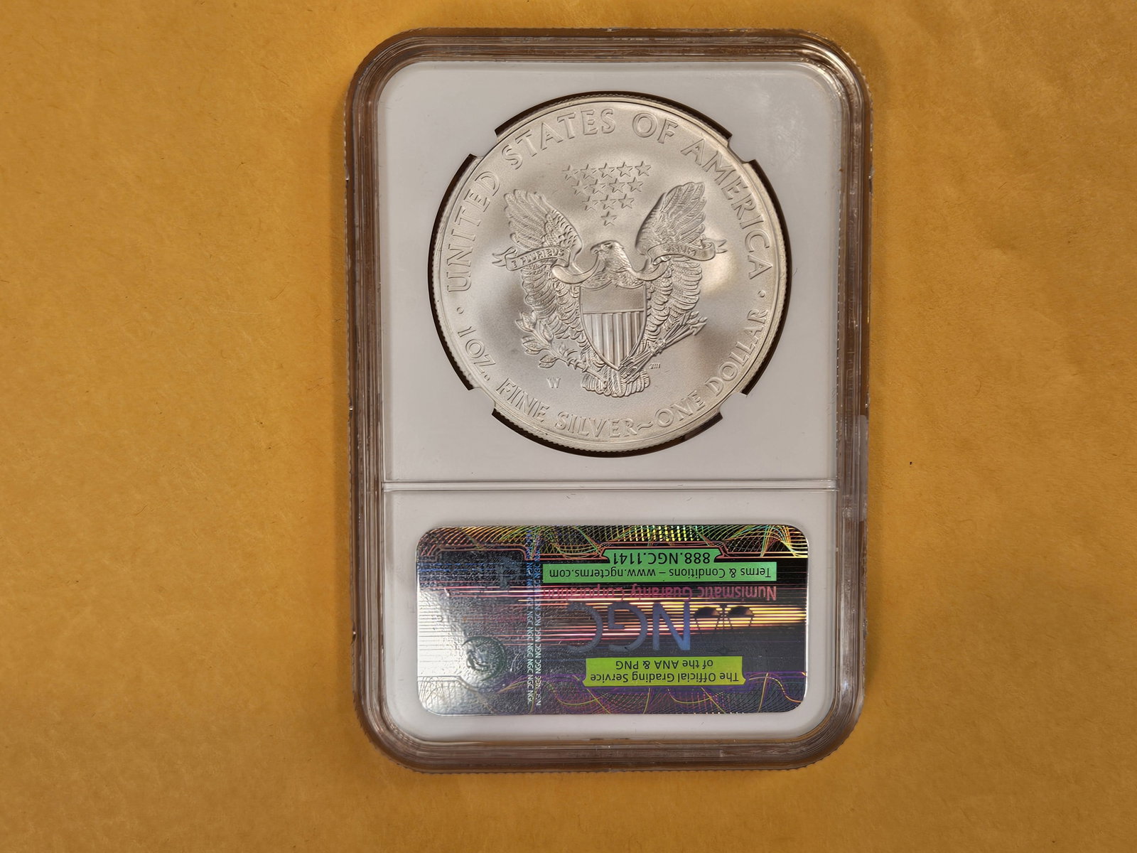 PERFECT! NGC 2008 American Silver Eagle in Mint State 70 - 2