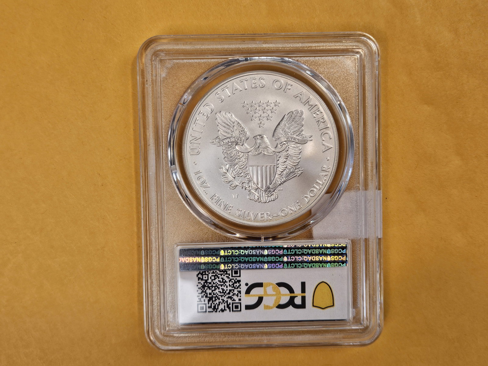PERFECT! PCGS 2008-W American Silver Eagle in Specimen 70 - 2
