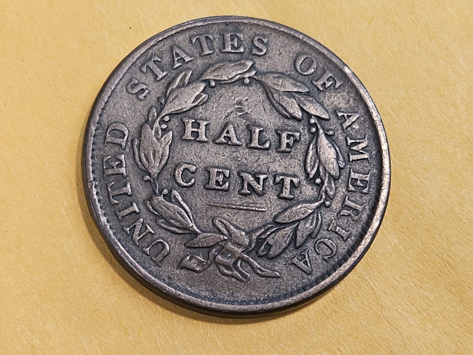 1835 Classic Head Half Cent in Very Fine - 5