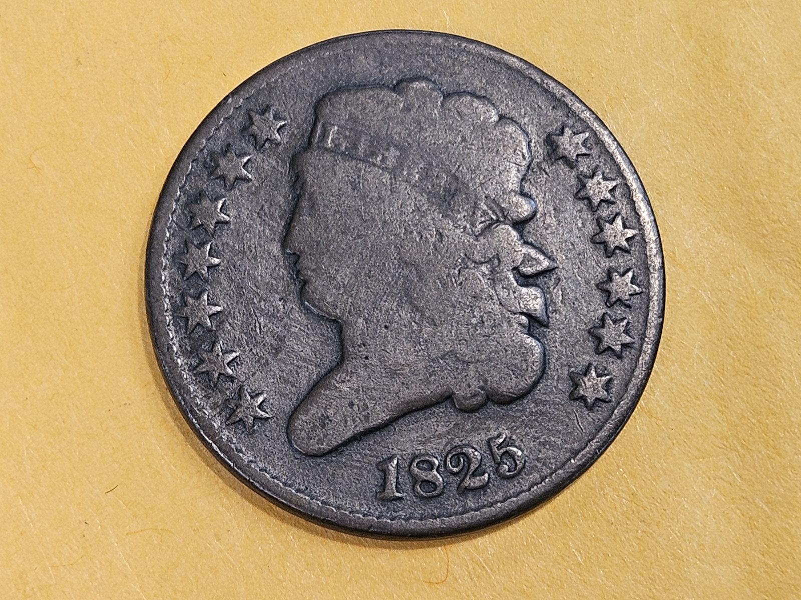 1825 Classic Head Half Cent in Very Good (1 of 5)