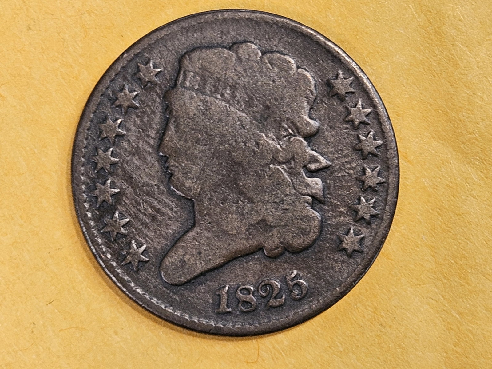 1825 Classic Head Half Cent in Very Good - 3
