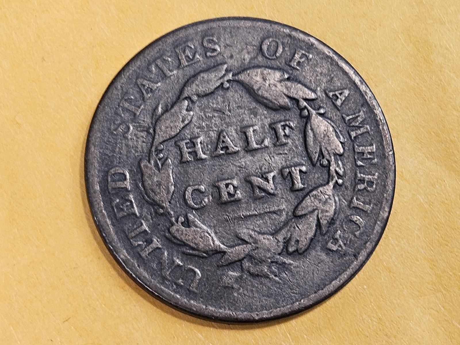 1825 Classic Head Half Cent in Very Good - 4