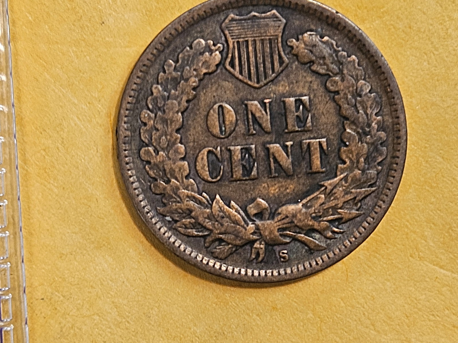 * Semi-Key 1908-S Indian Cent in Very Fine - 5