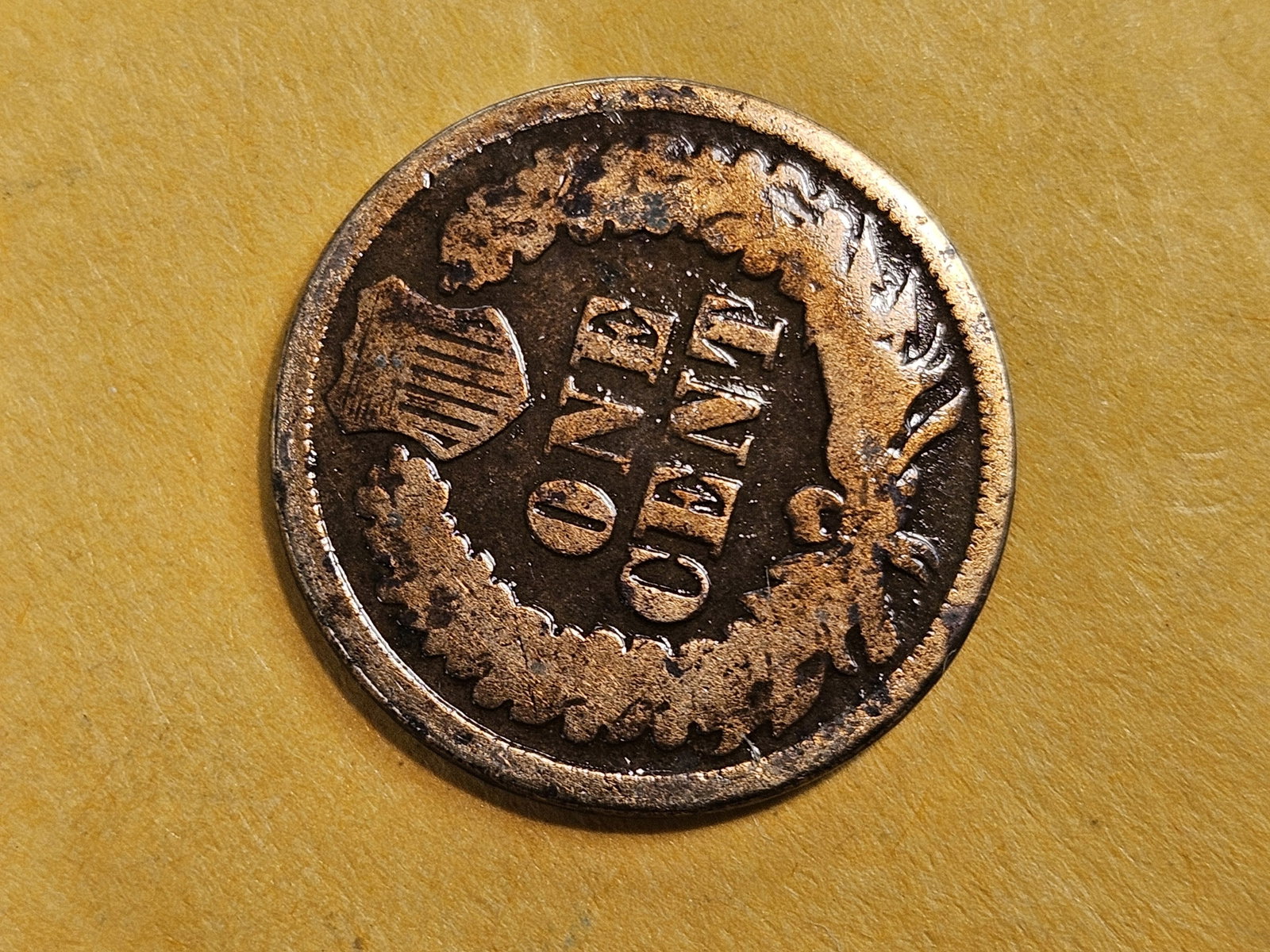 Semi-Key 1864-L Indian Cent - 3