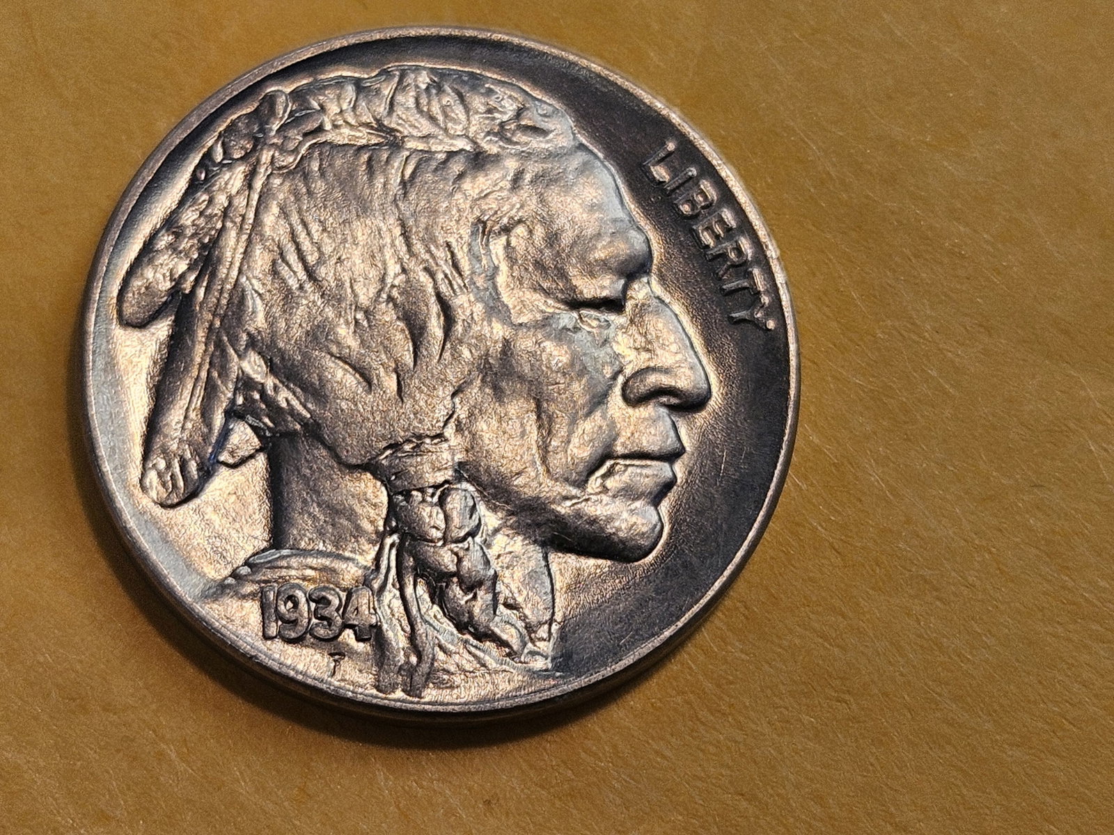 GEM Brilliant Uncirculated 1934 Buffalo Nickel - 3