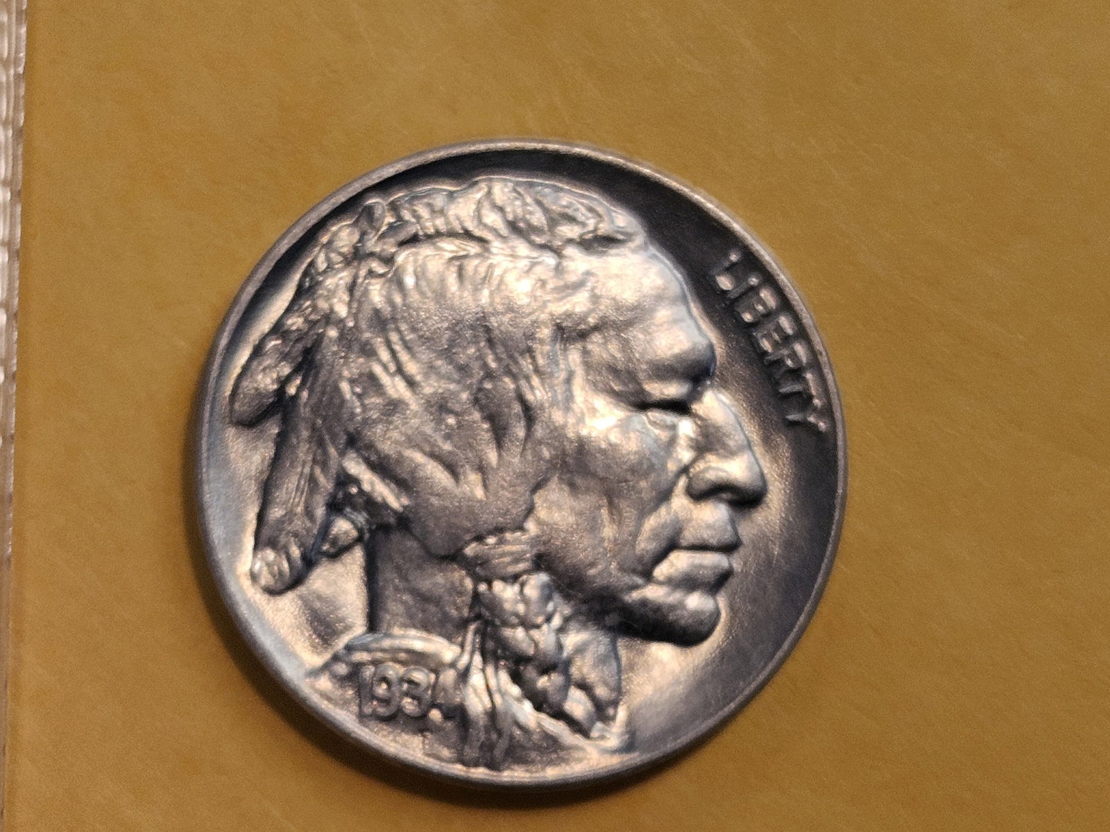 GEM Brilliant Uncirculated 1934 Buffalo Nickel - 4