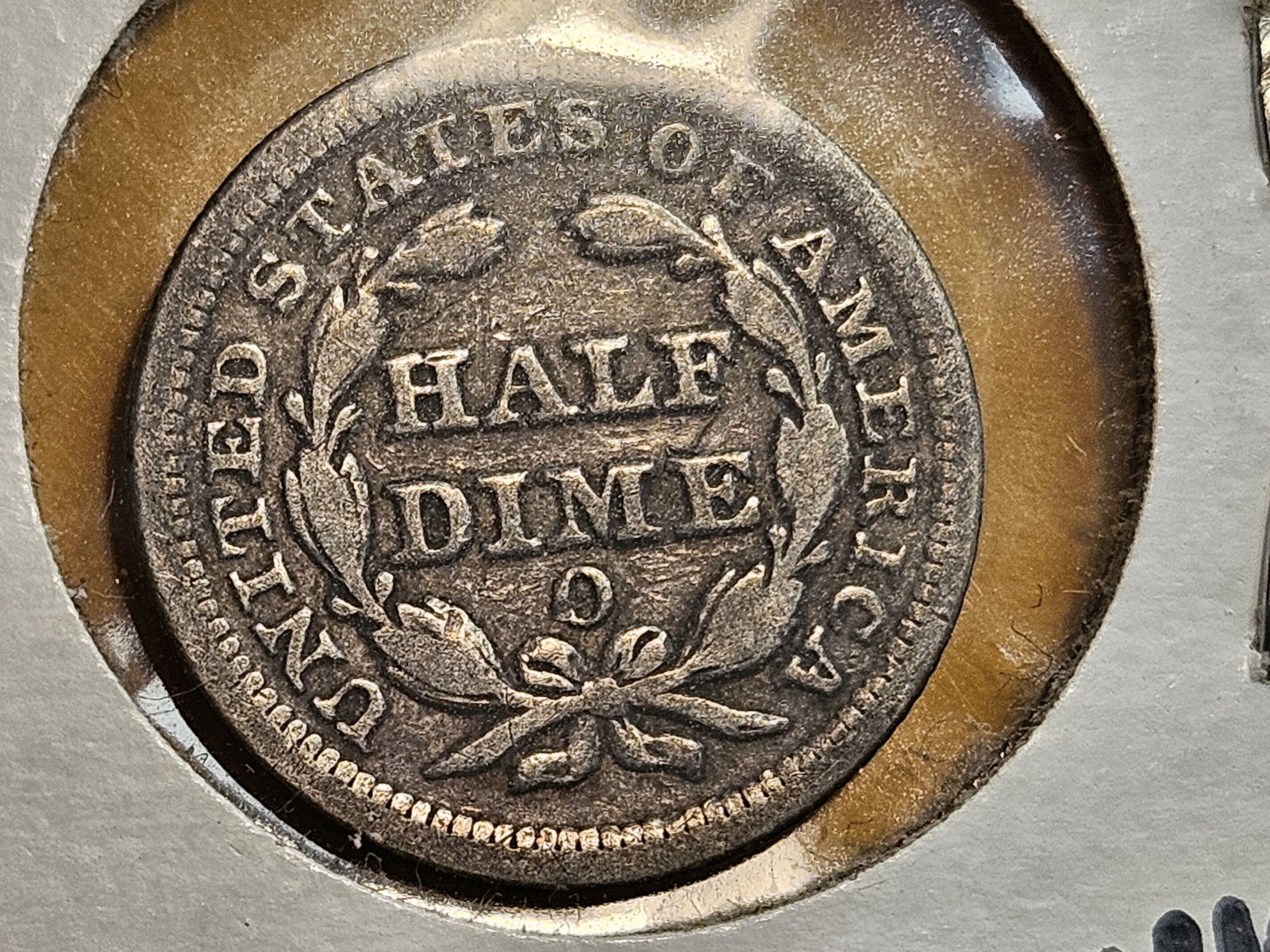 ** KEY DATE ** 1849-O Seated Liberty silver Half Dime - 5