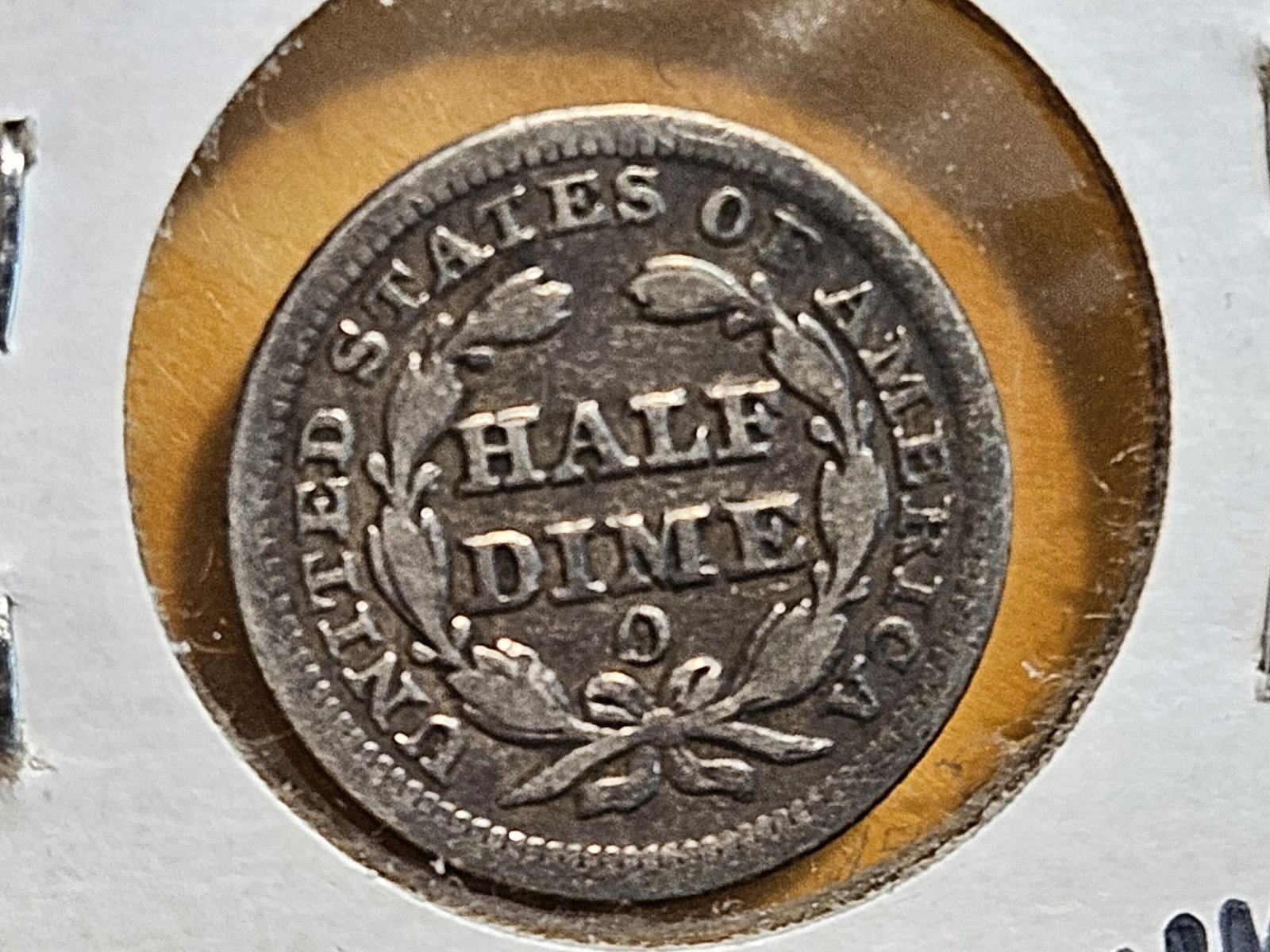 ** KEY DATE ** 1849-O Seated Liberty silver Half Dime - 6
