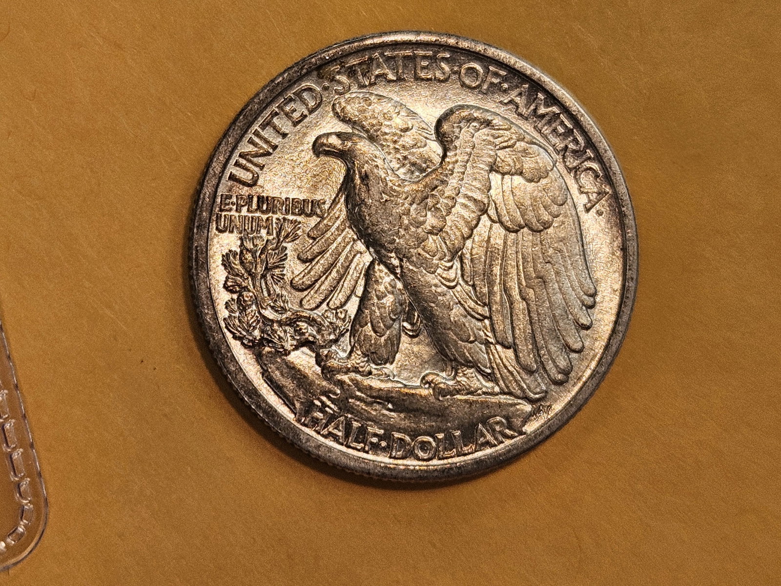Bright About Uncirculated plus 1917-D Walking Liberty Half Dollar - 6