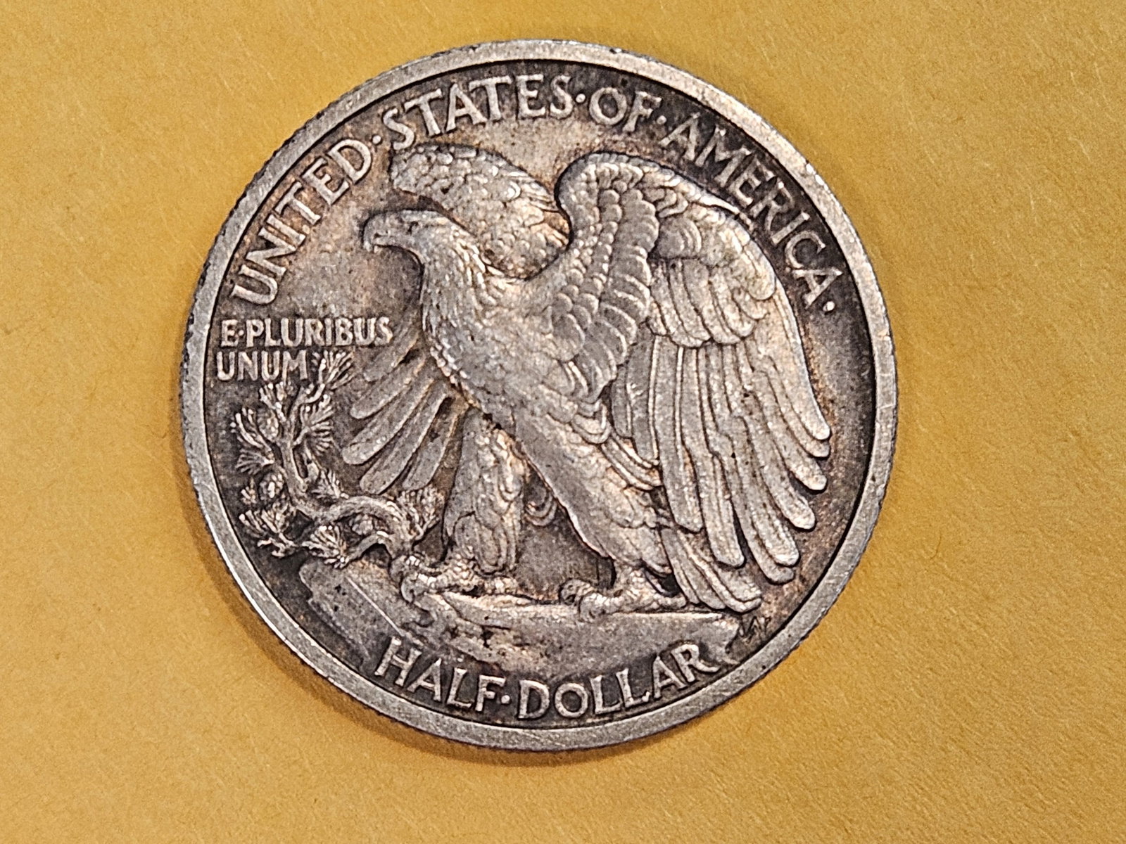 Semi-Key 1916-D Walking Liberty Half Dollar - 6