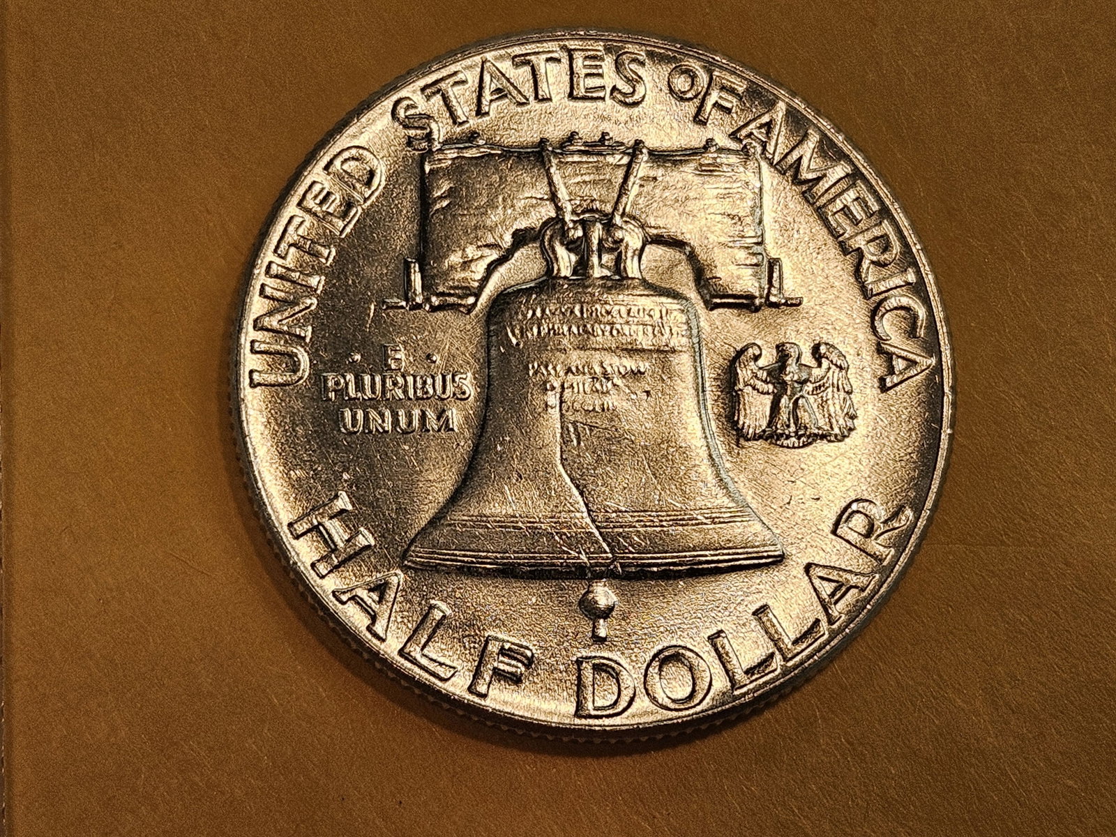 Choice Brilliant Uncirculated 1949 Franklin Half Dollar FBL - 4
