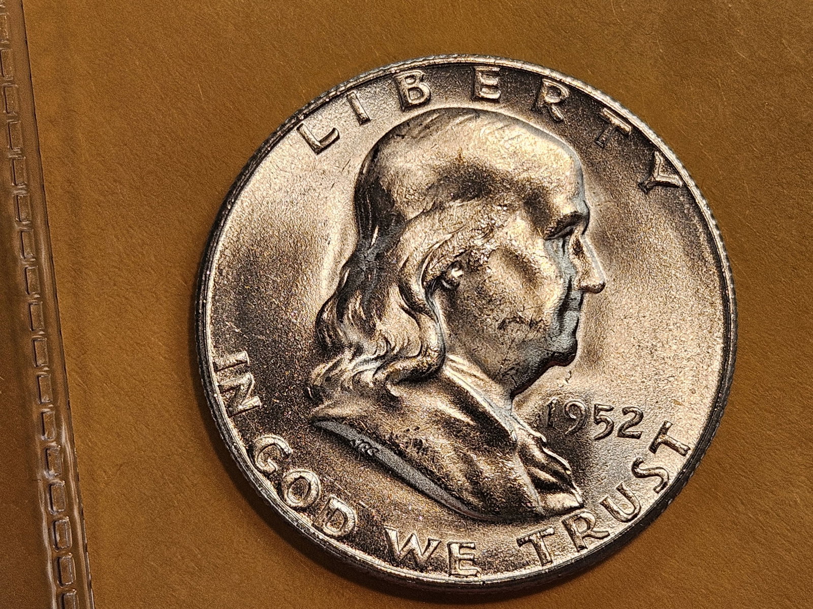 Choice Brilliant Uncirculated 1952-S Franklin Half Dollar (1 of 5)