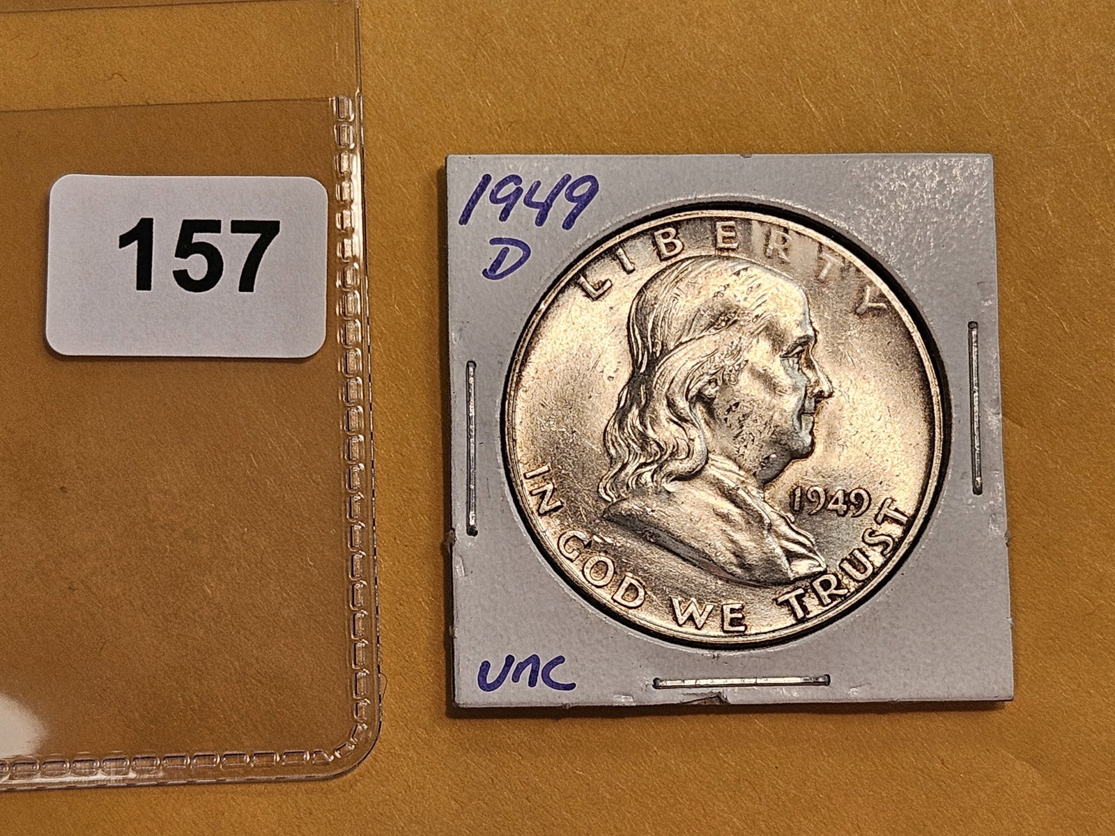 Brilliant Uncirculated plus 1949-D Franklin Half Dollar - 2