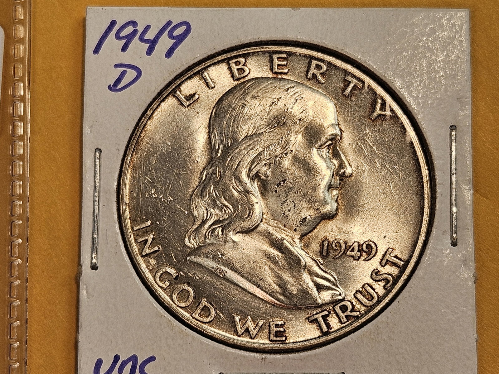 Brilliant Uncirculated plus 1949-D Franklin Half Dollar - 3