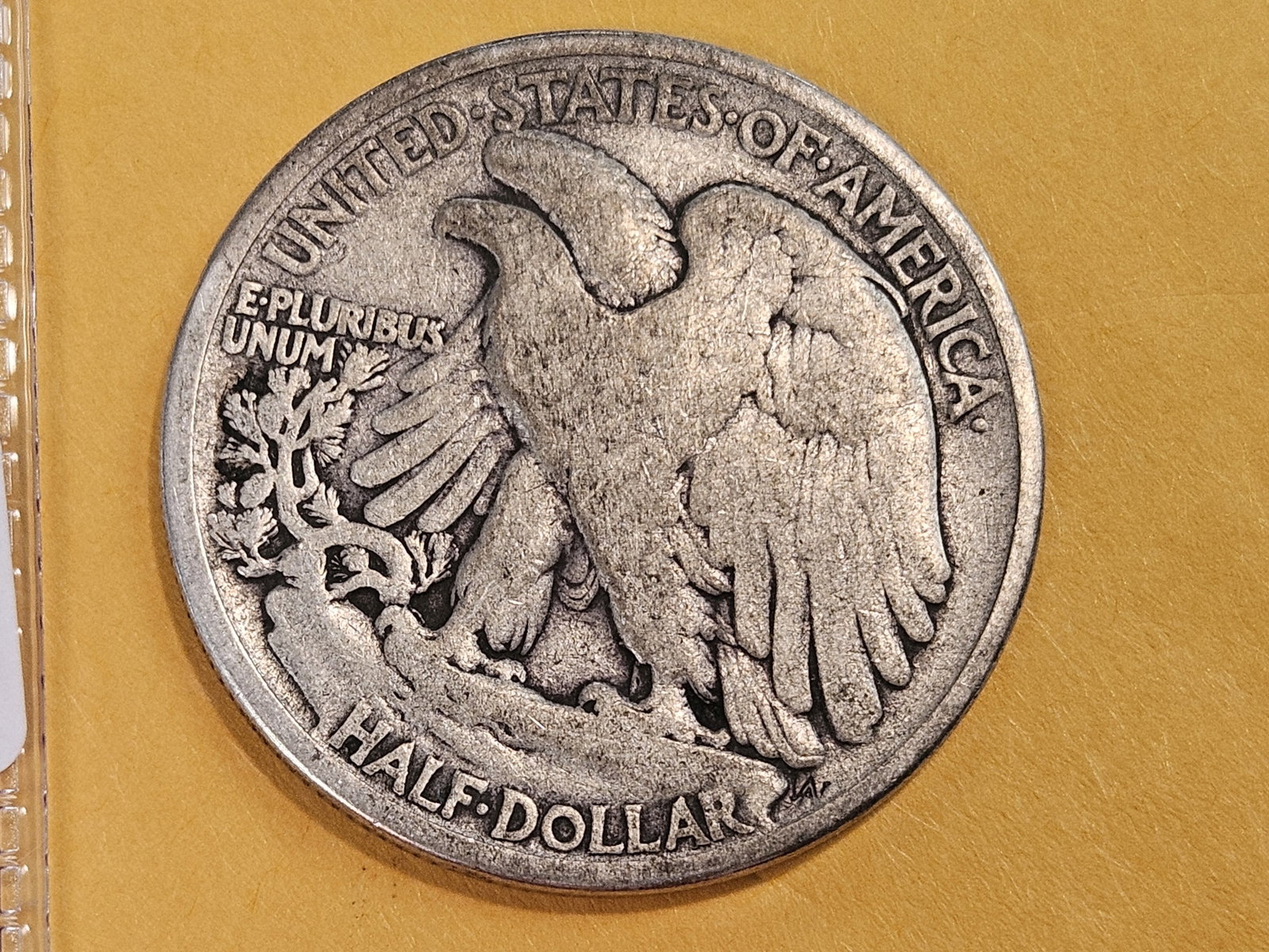 Semi-key 1916 Walking Liberty Half Dollar in Fine - 4