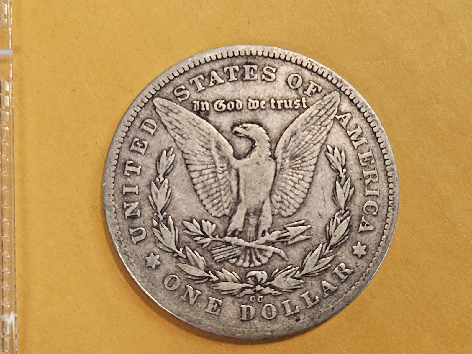 ** KEY DATE ** 1878-CC Morgan Dollar in Very Fine plus - details - 3