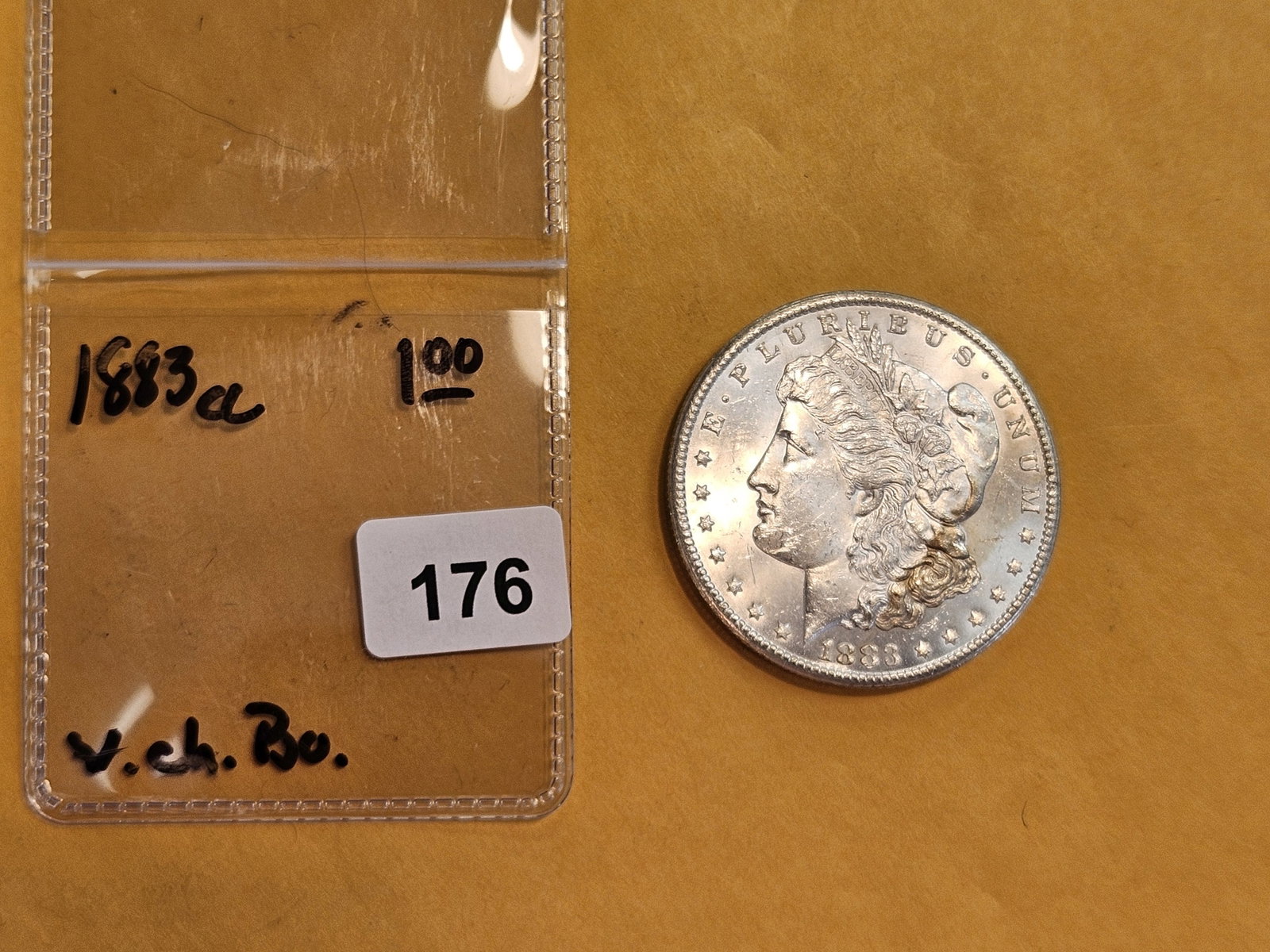 ** KEY DATE ** 1883-CC Morgan Dollar in Very Choice Brilliant Uncirculated - 2