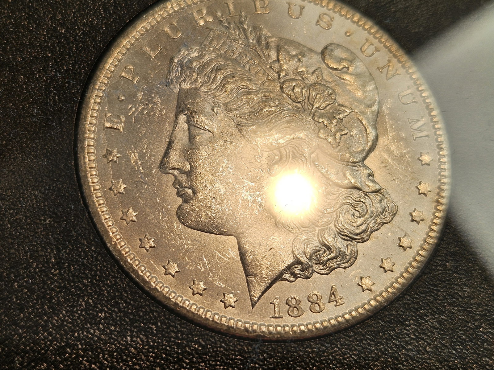 ** KEY DATE ** GSA 1884-CC Morgan Dollar in Choice Brilliant Uncirculated plus - 5