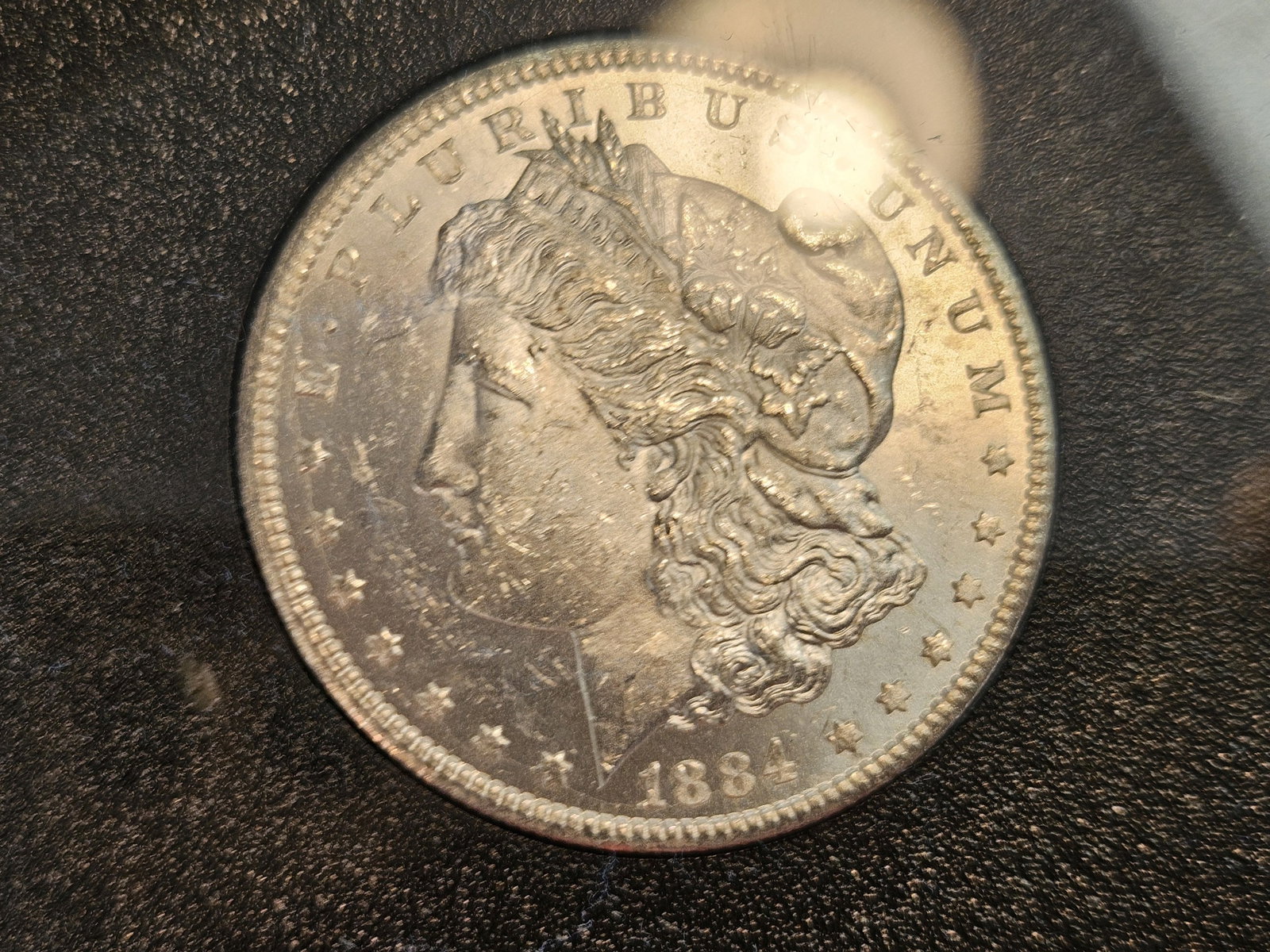 ** KEY DATE ** GSA 1884-CC Morgan Dollar in Choice Brilliant Uncirculated plus - 6