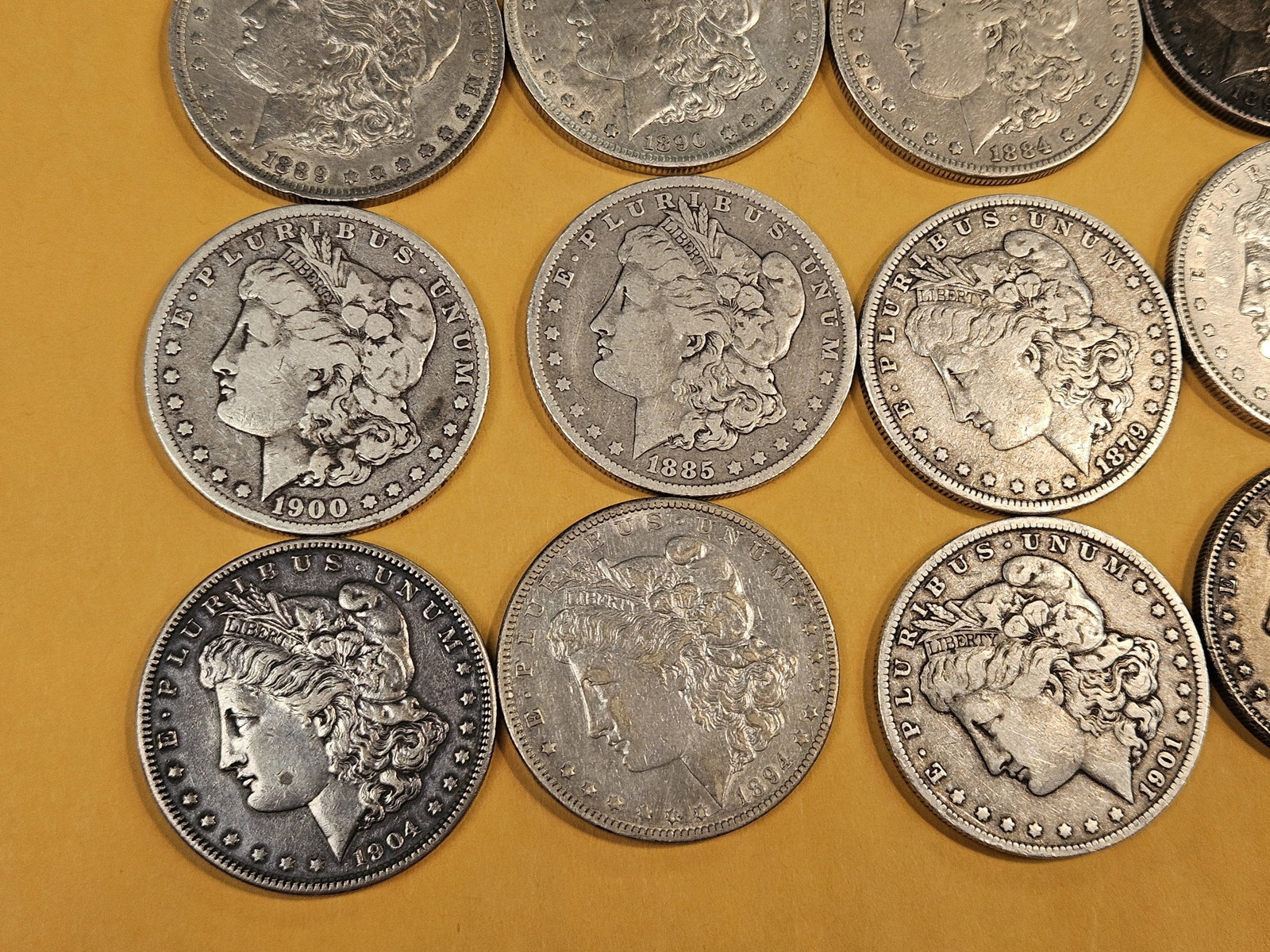** FULL ROLL ** Twenty Morgan Silver Dollars - 4