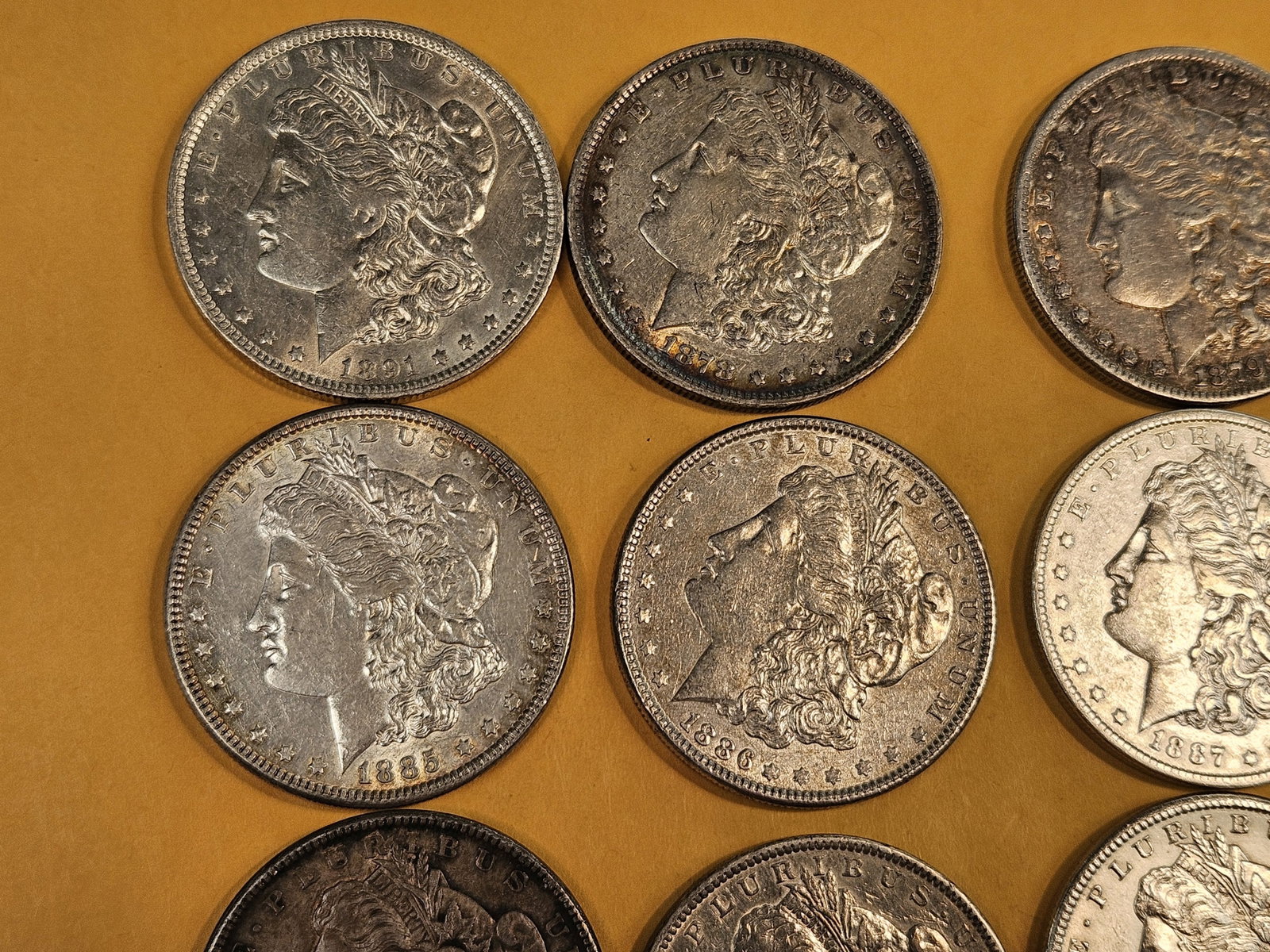 ** FULL ROLL ** Twenty Morgan Silver Dollars - 2