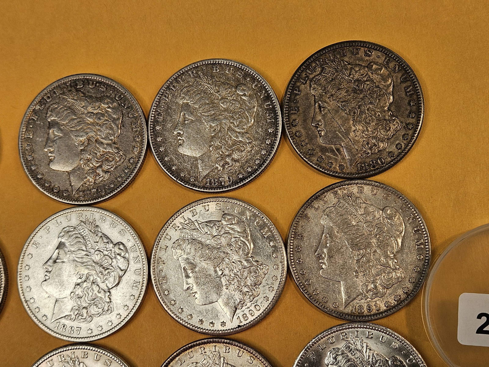 ** FULL ROLL ** Twenty Morgan Silver Dollars - 4