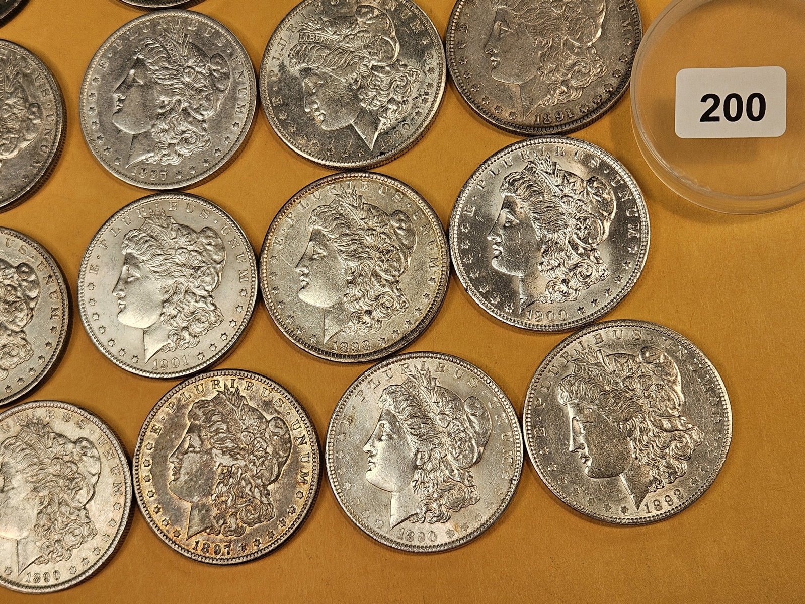 ** FULL ROLL ** Twenty Morgan Silver Dollars - 7