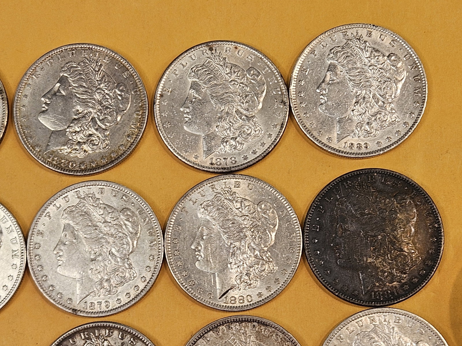 ** FULL ROLL ** Twenty Morgan Silver Dollars - 3