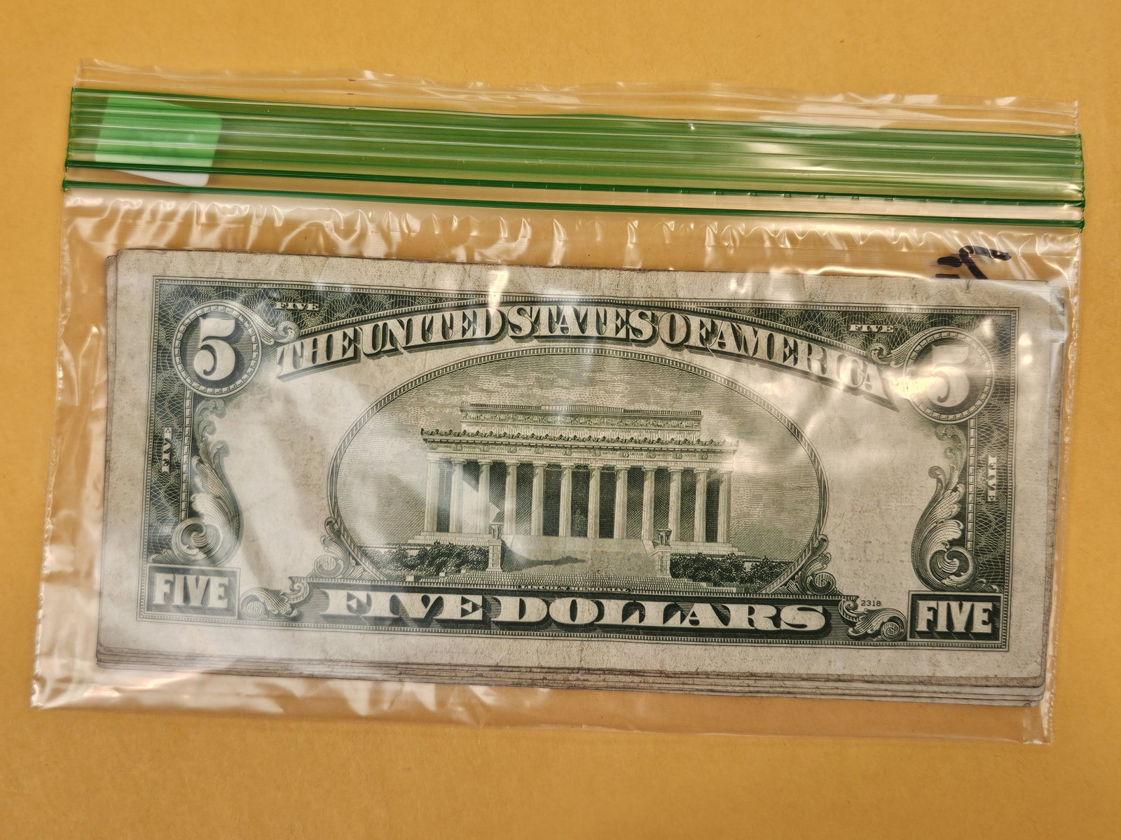 Seven mixed $5 Silver Certificates - 2