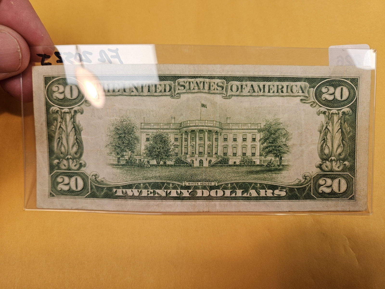 About Uncirculated Series of 1928-B Twenty Dollar FRN - 2