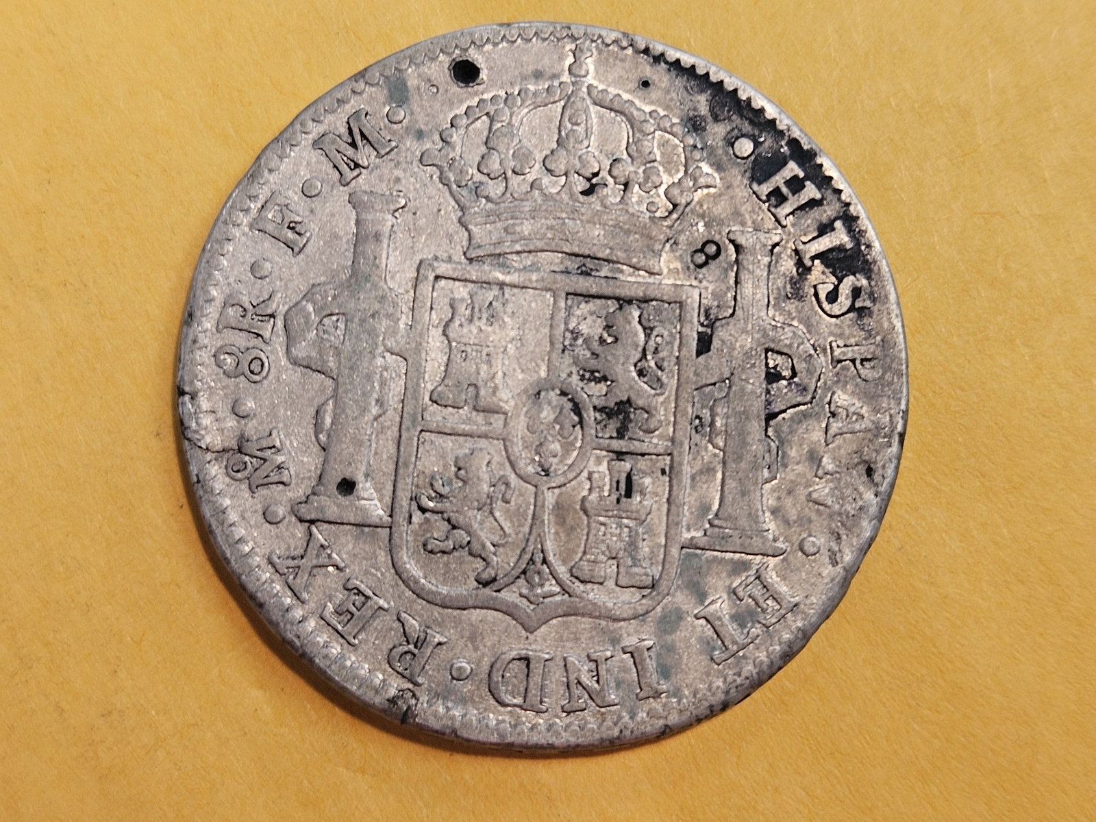 1801 Mexico silver 8 reals in Very Fine - details - 4