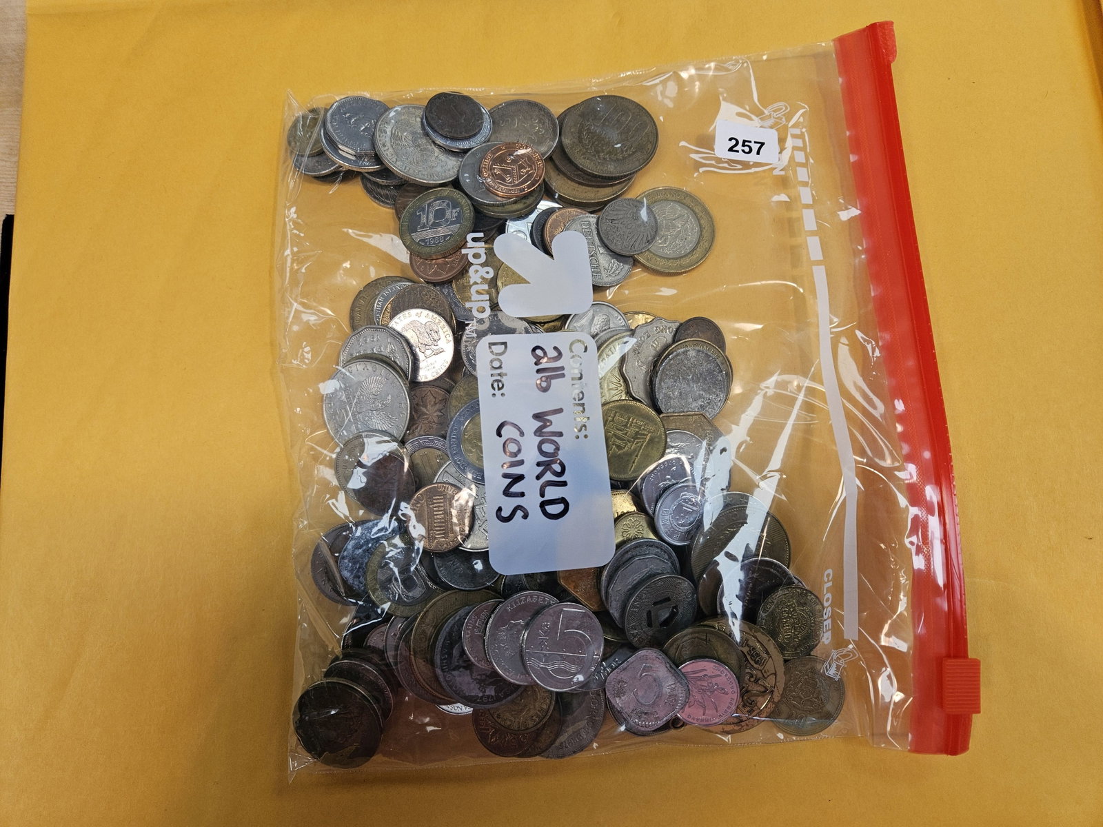 TWO POUNDS of mixed World coins: From dealer. Unsearched by us