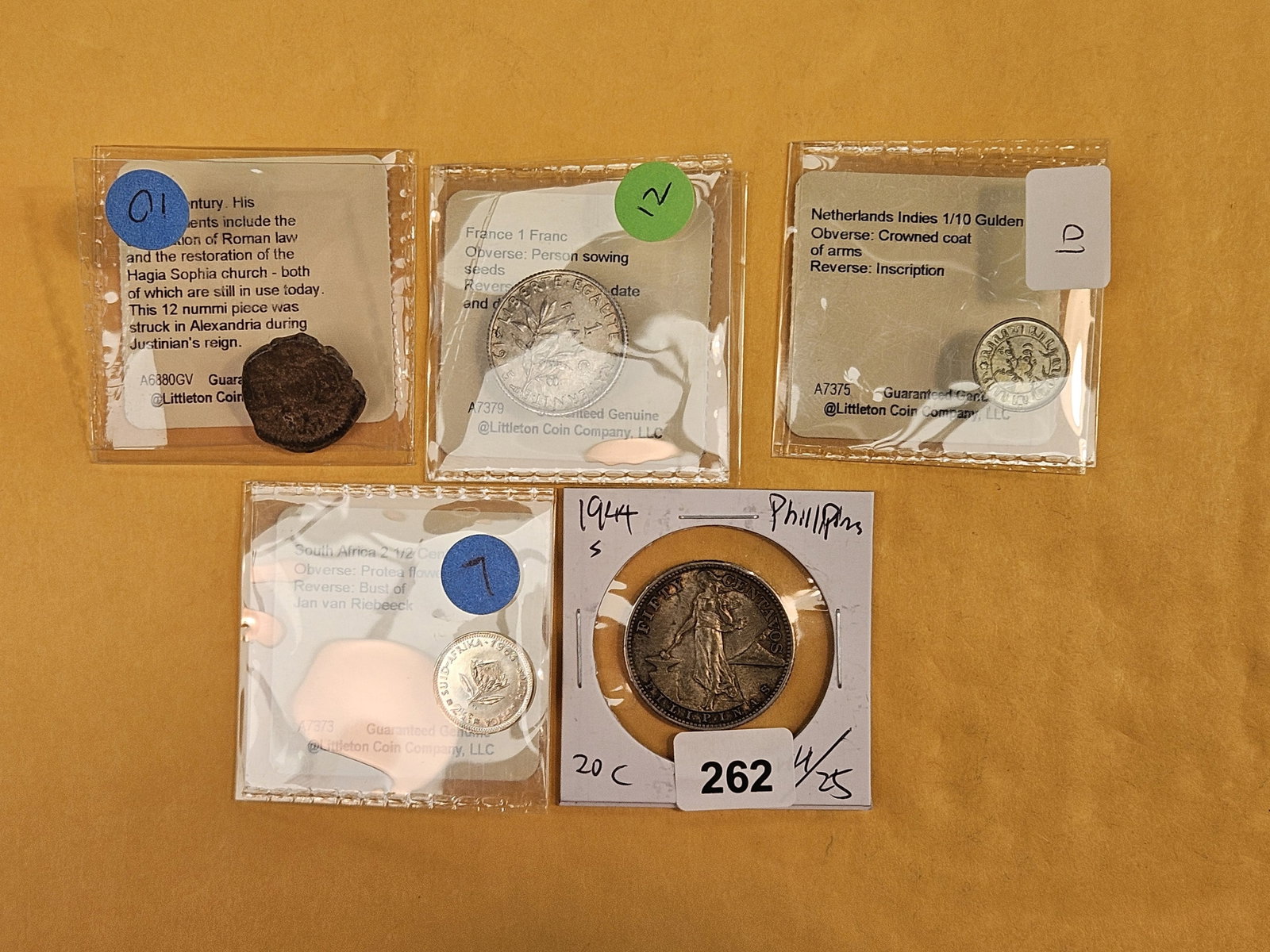 Five cool mixed World coins (1 of 6)