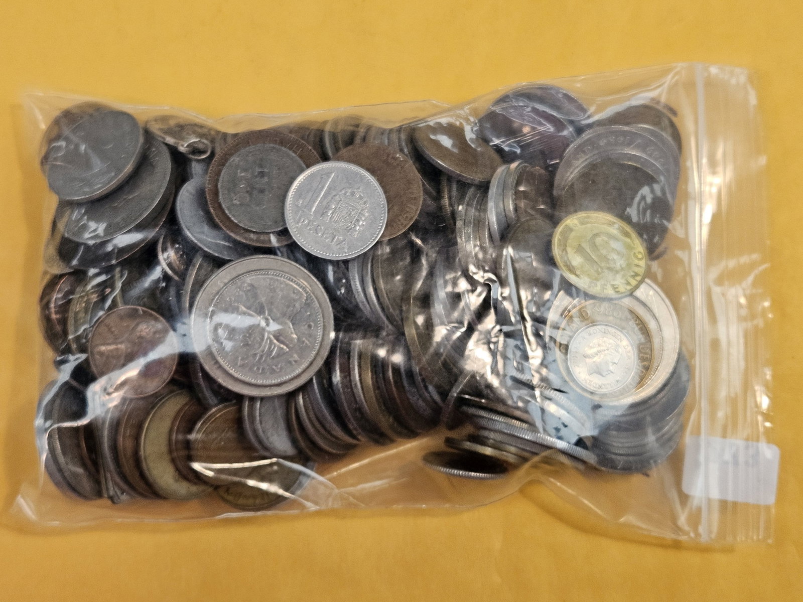 Almost 2 Pounds of mixed World coins - 2