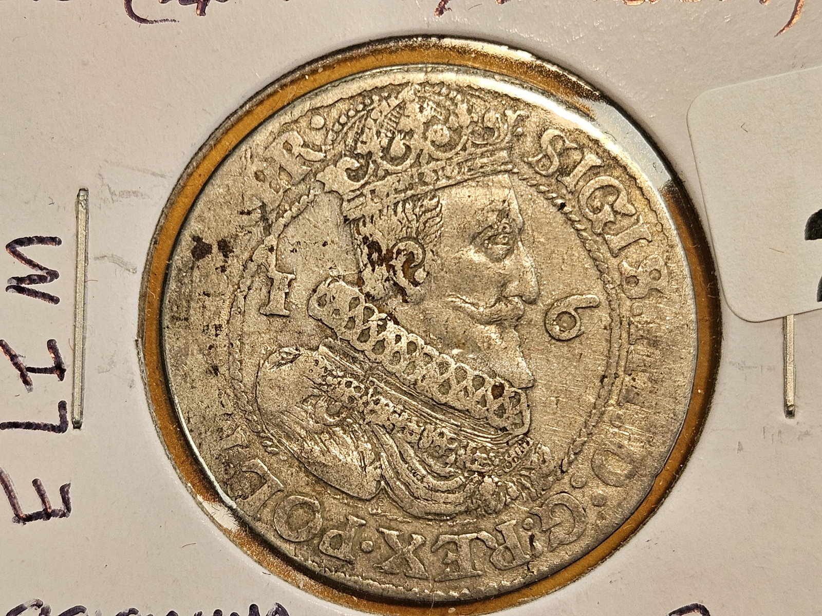 * Scarce! Danzig 1/4 thaler-10 groszy: Sigismund II. 1587 - 1632