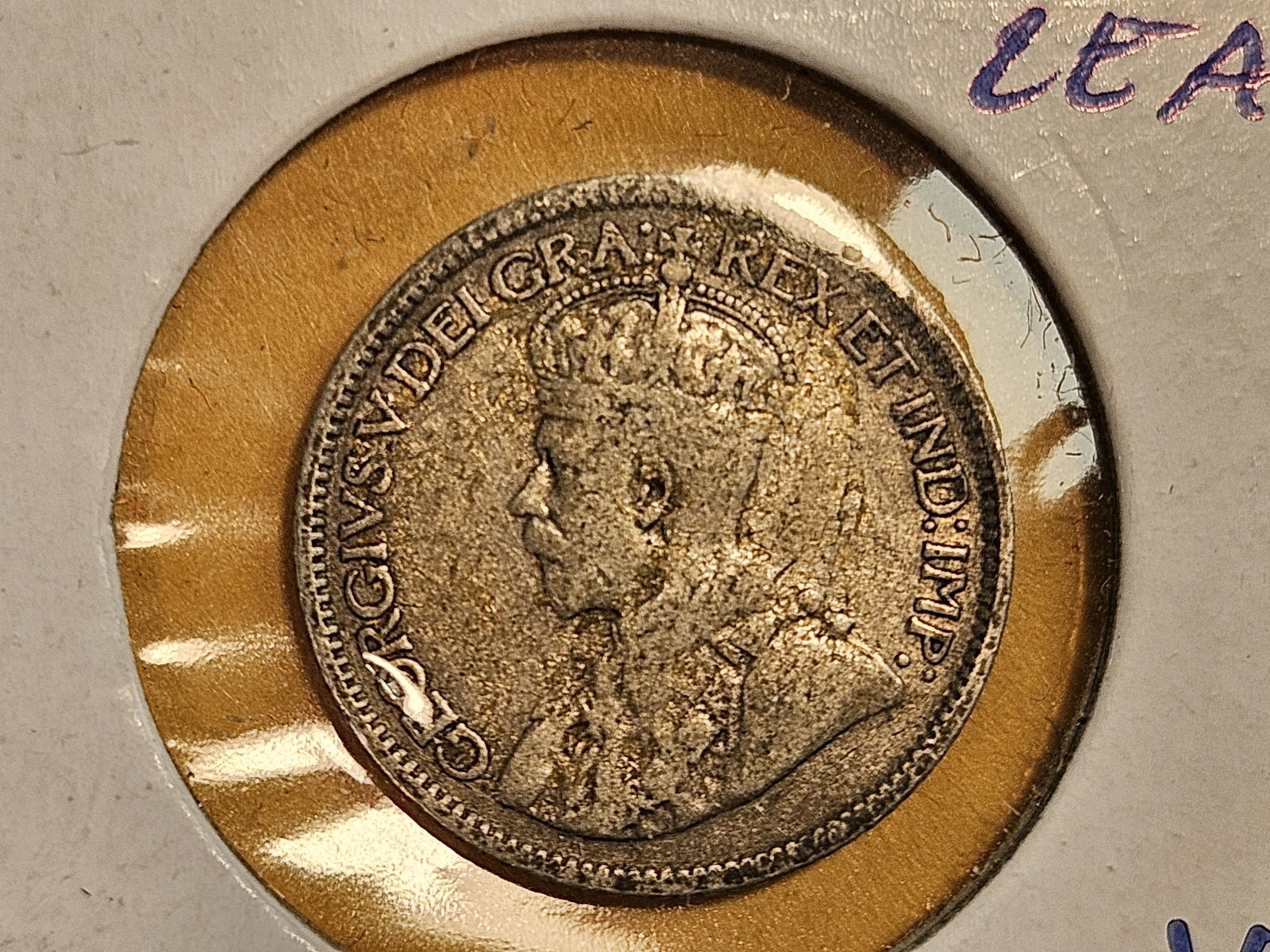 VARIETY! 1913 Canada silver 10 cents (1 of 4)