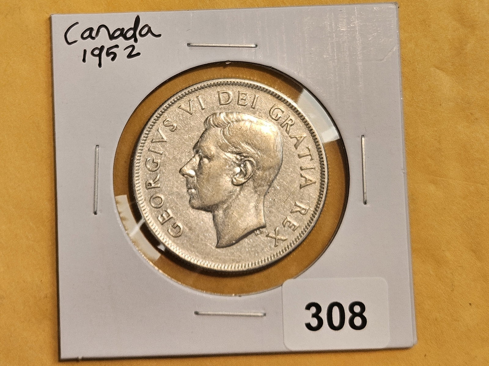 1952 Canada Silver Dollar - 2