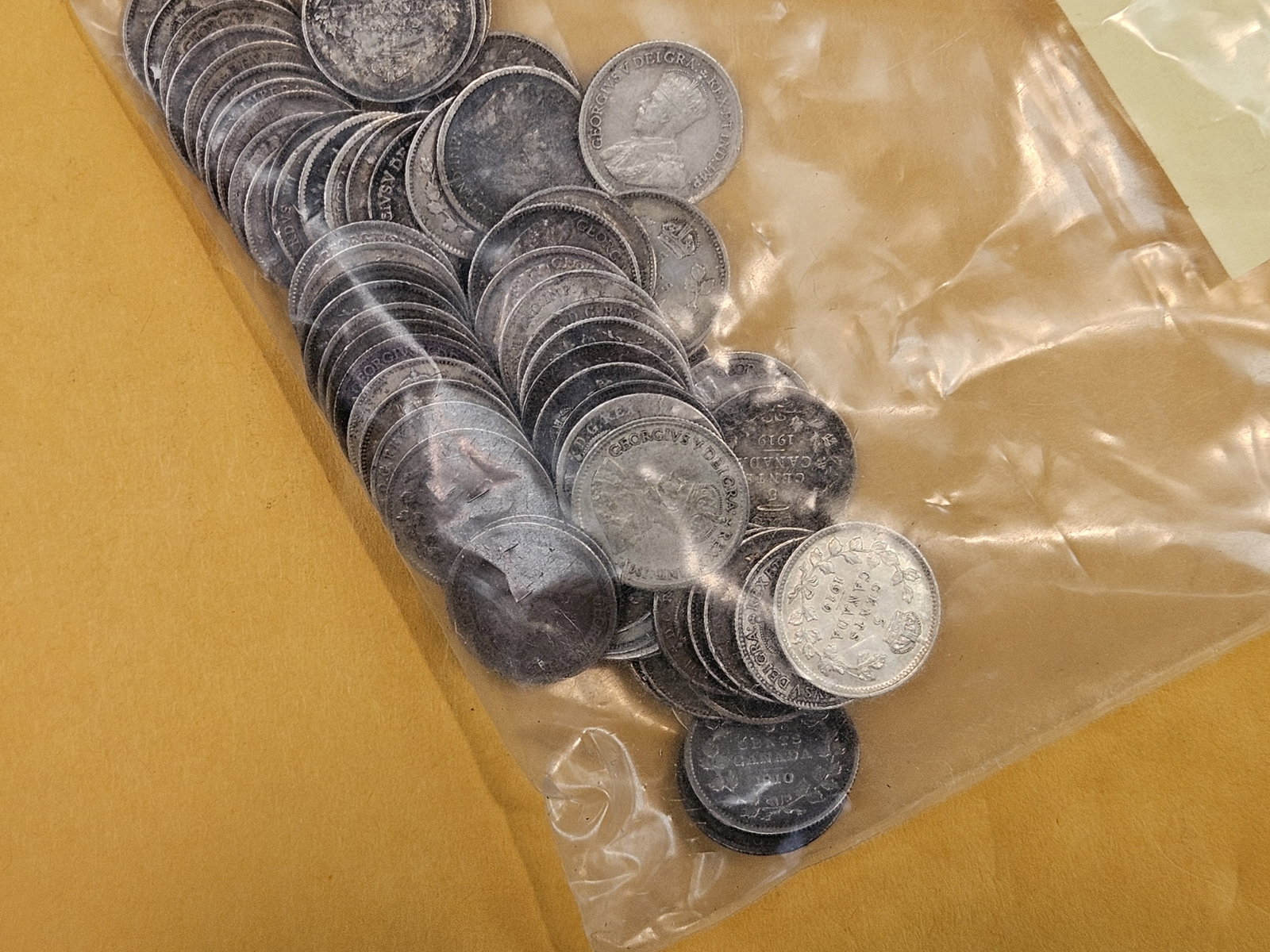 Eighty-One Canada silver 5 cent pieces - 2