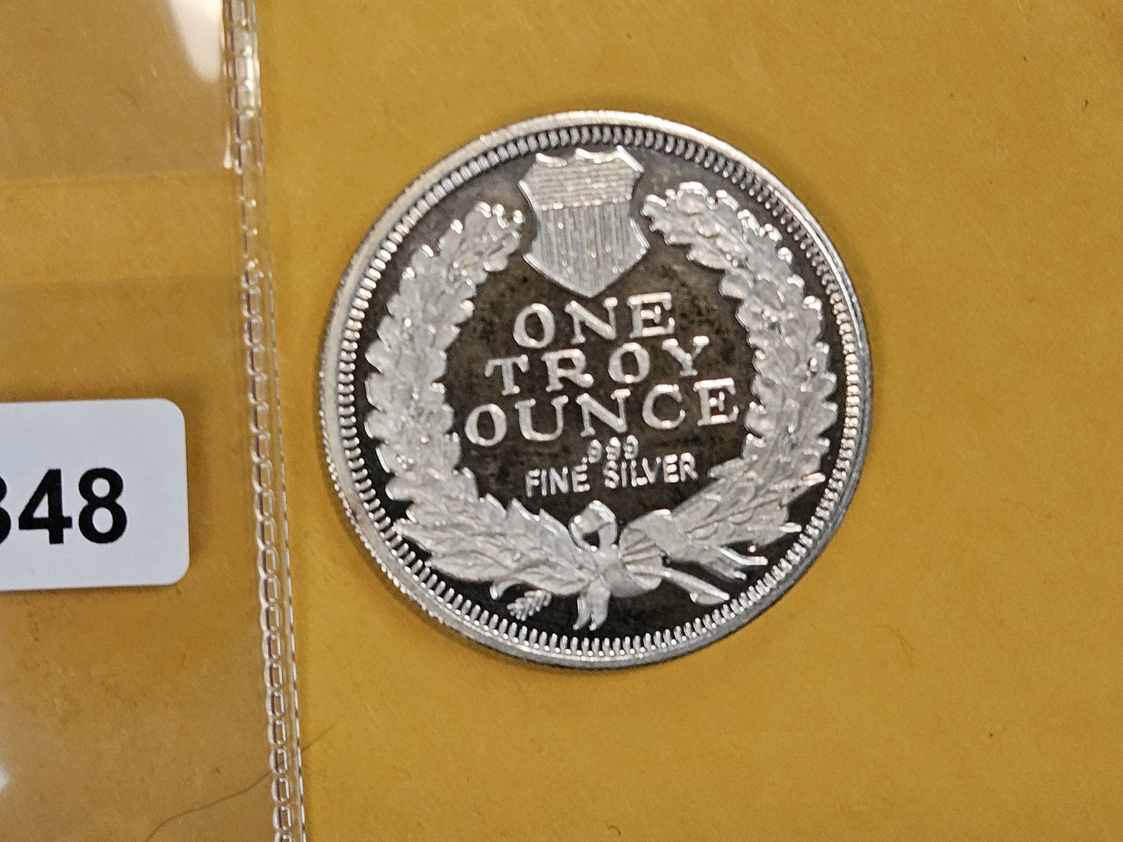 One Troy ounce .999 fine silver round - 2