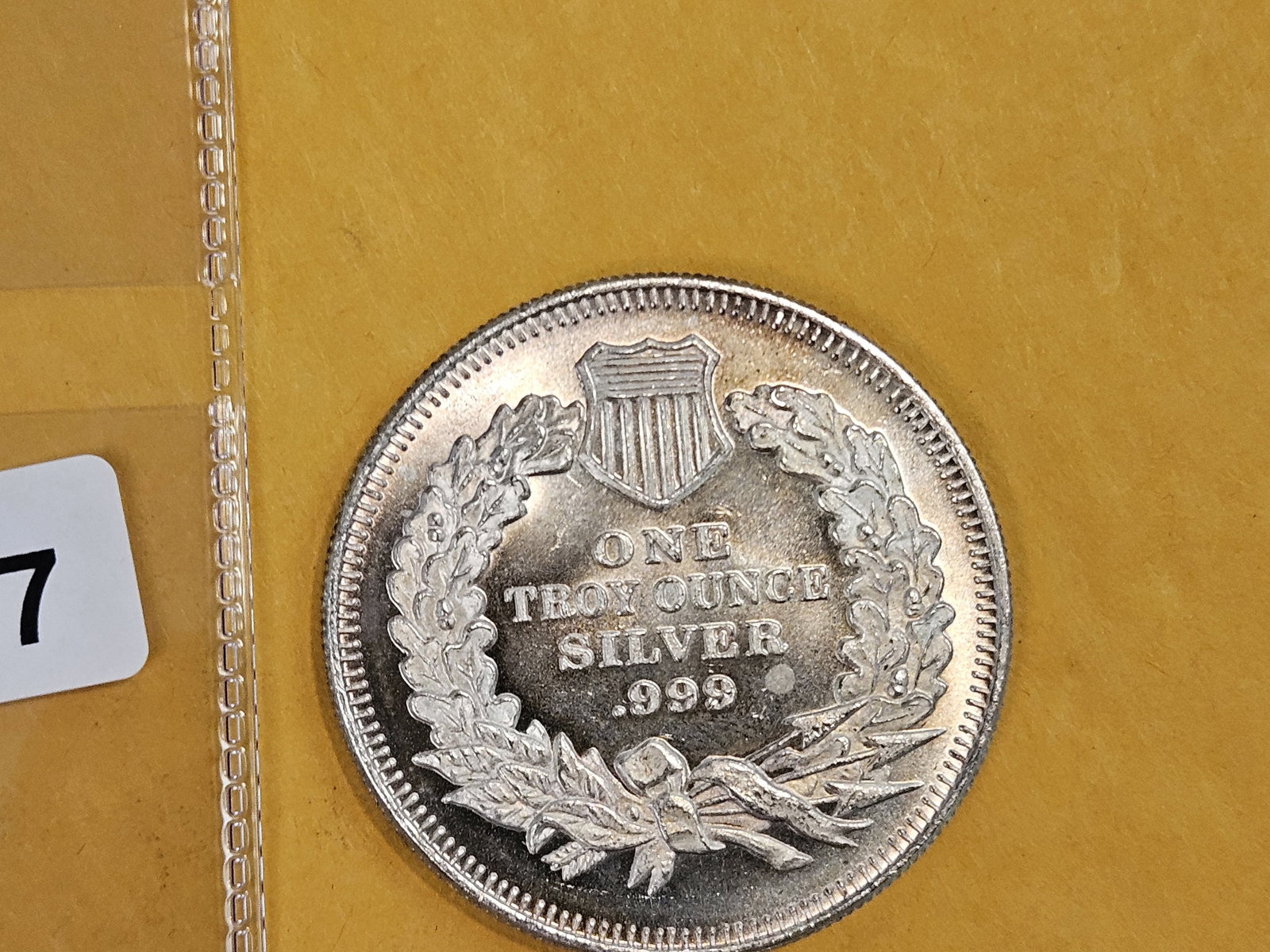 One Troy ounce .999 fine silver round - 2