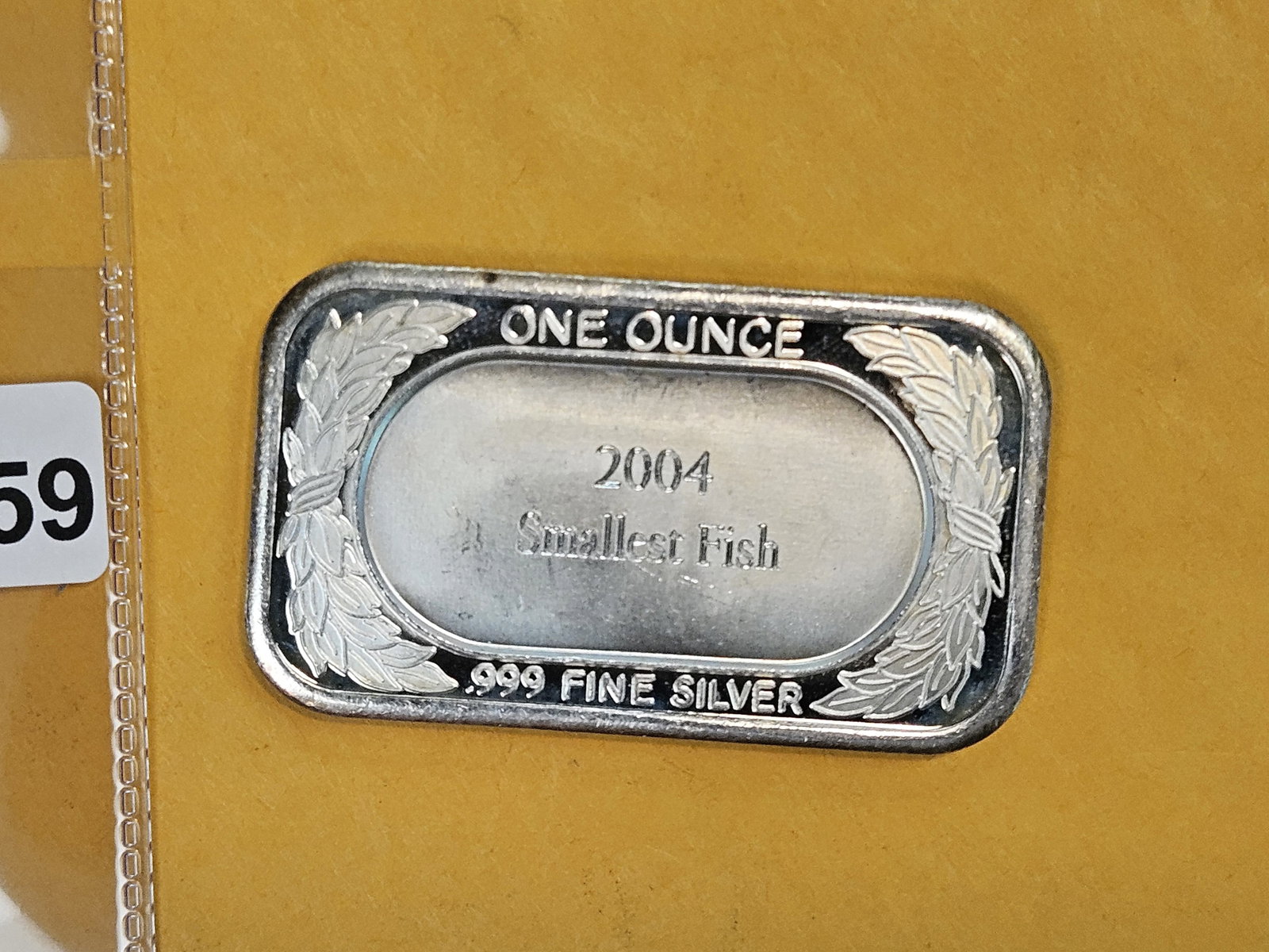 One Troy ounce .999 fine silver bar - 2