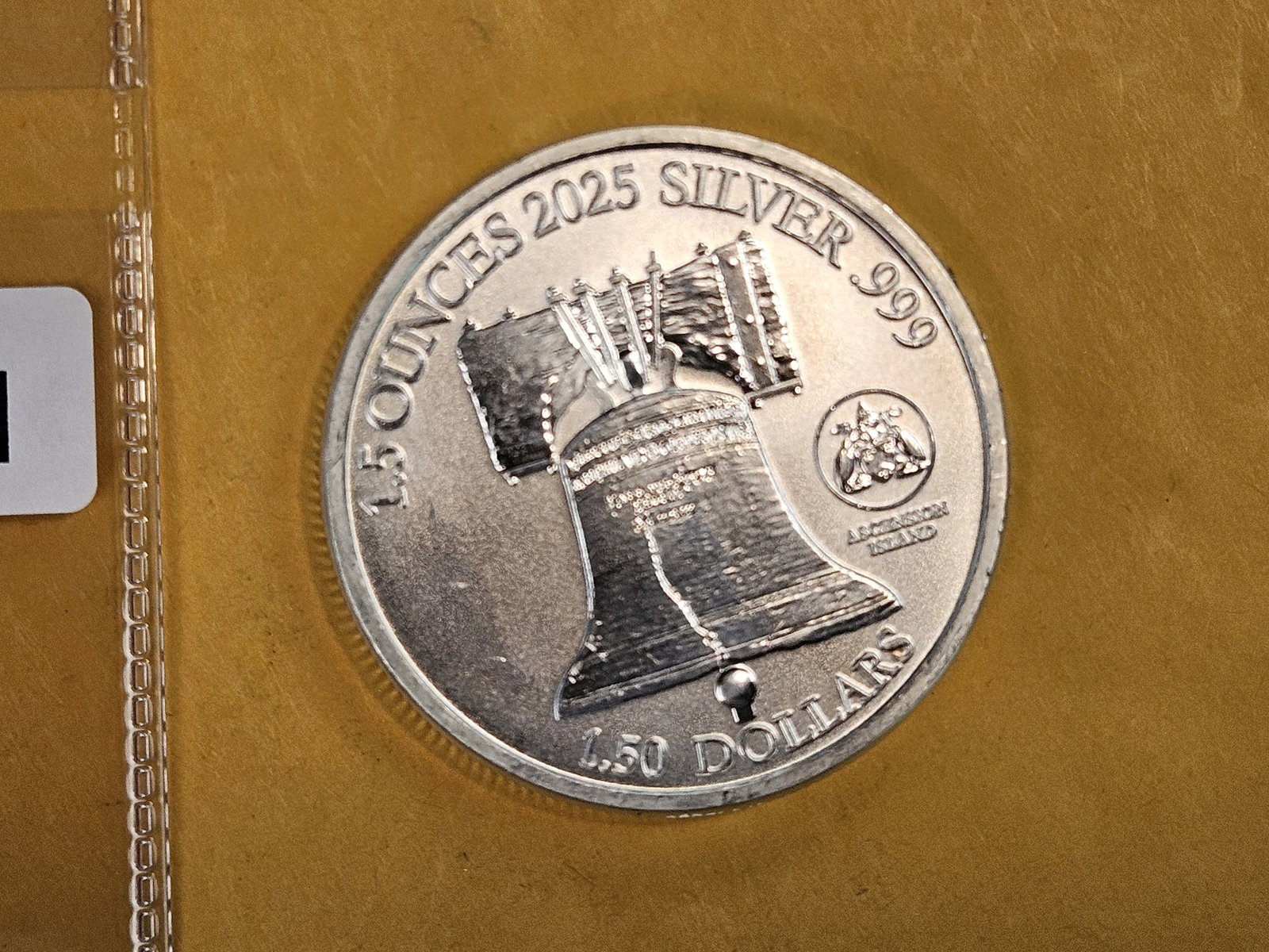 1.5 Troy ounce .999 fine silver round - 2