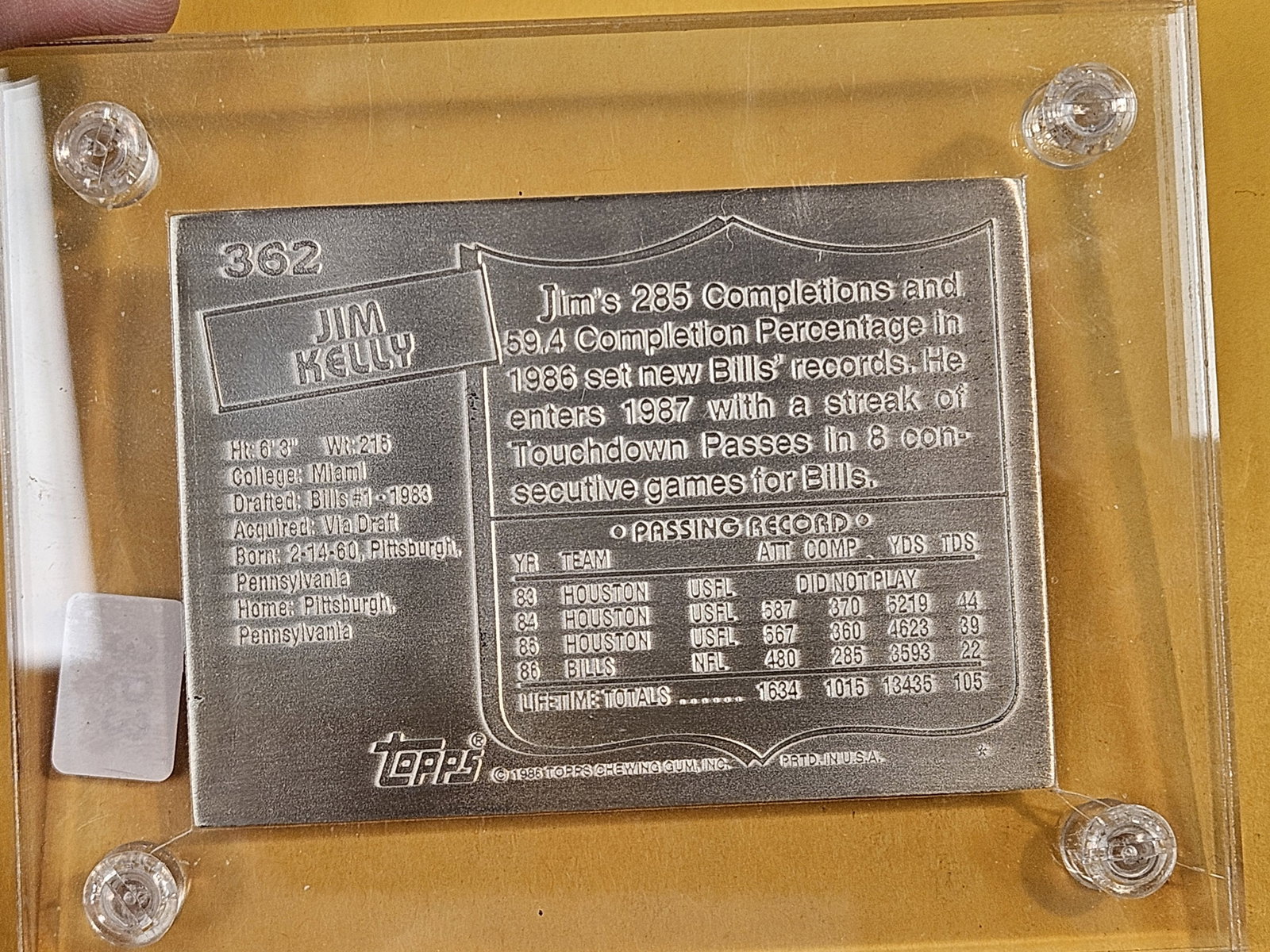 FOUR and 1/4 Troy ounce .999 fine silver art bar - 4