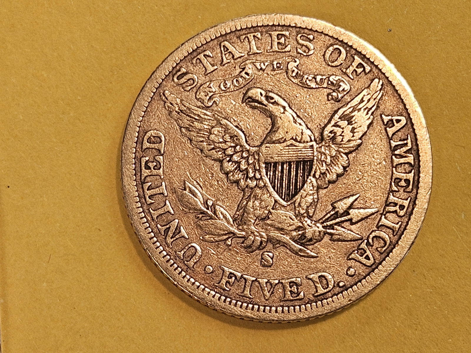 GOLD! 1903-S Liberty Head Gold Five Dollar Half-Eagle - 3