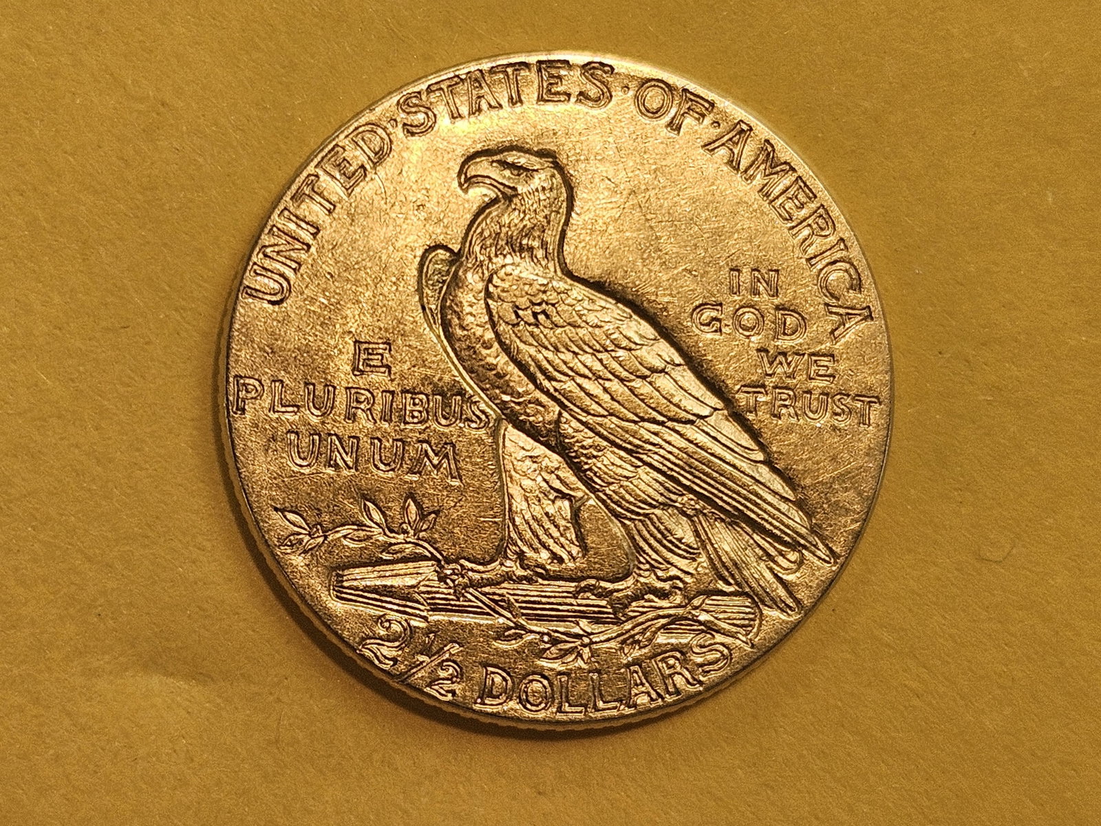 GOLD! Brilliant About Uncirculated plus 1928 Indian Head Gold $2.5 Dollars - 5
