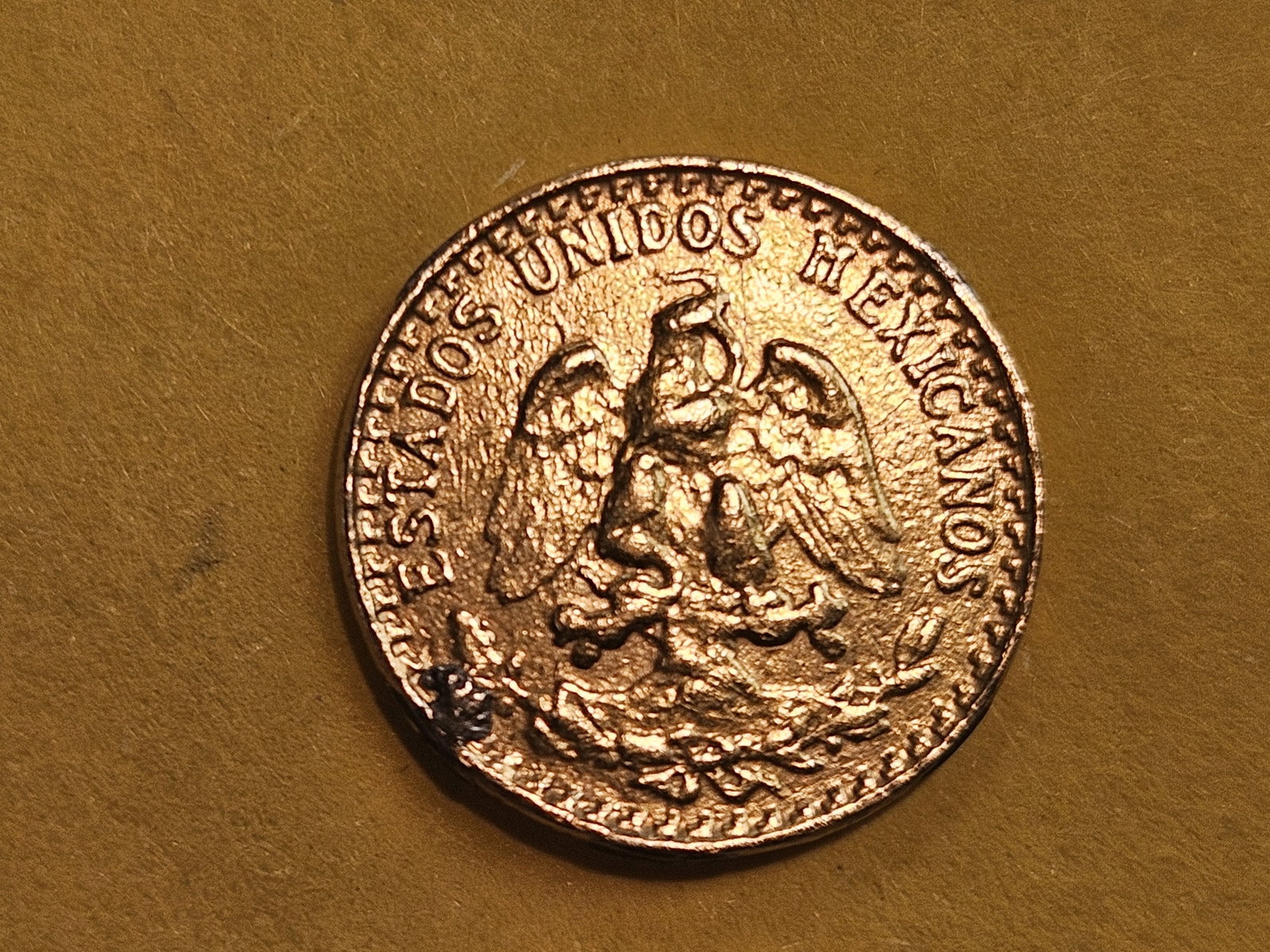 GOLD! Brilliant 1920 Mexico Gold dos pesos - 3