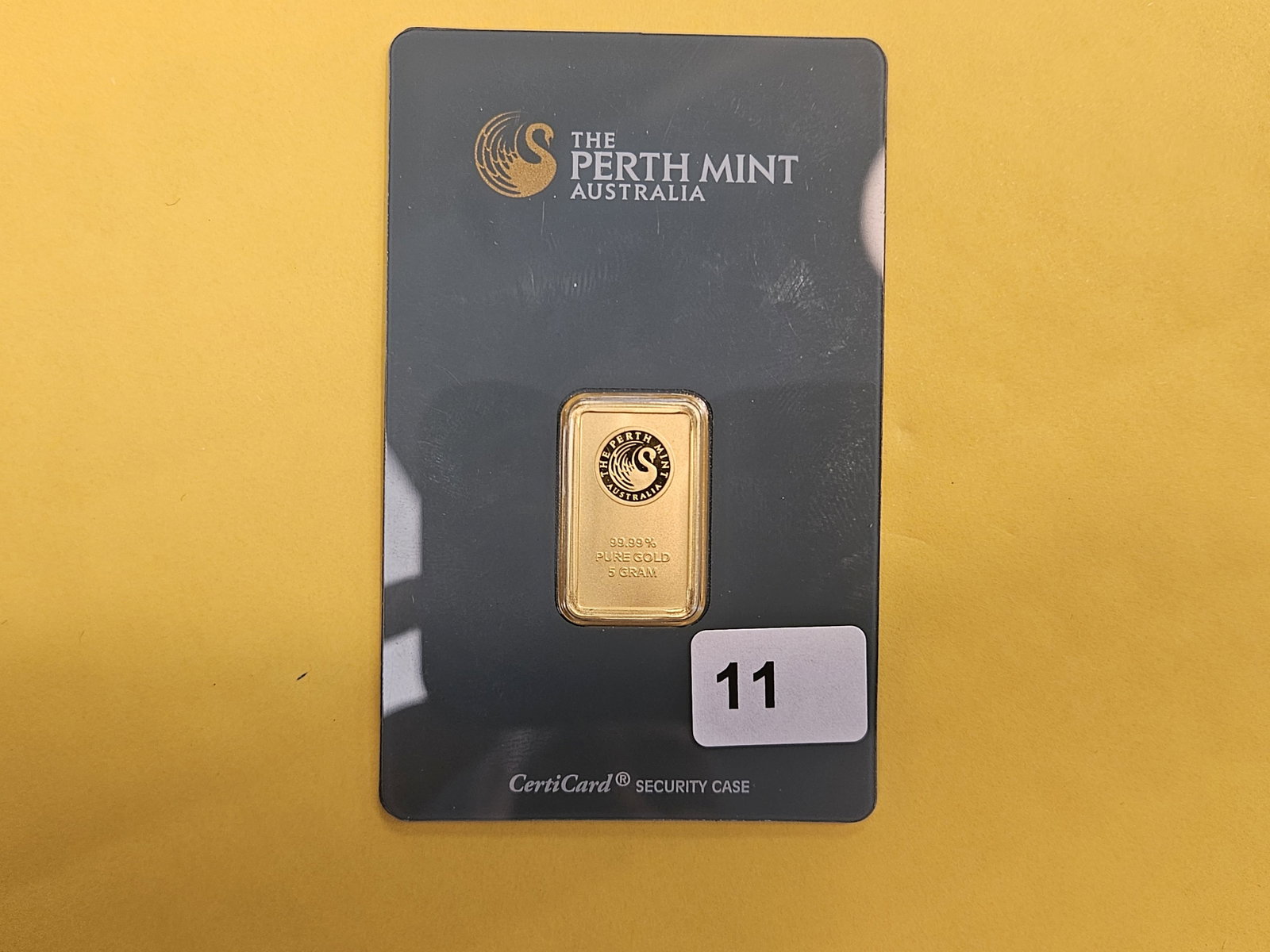 GOLD! Perth Mint FIVE Gram .9999 fine gold bar - 2