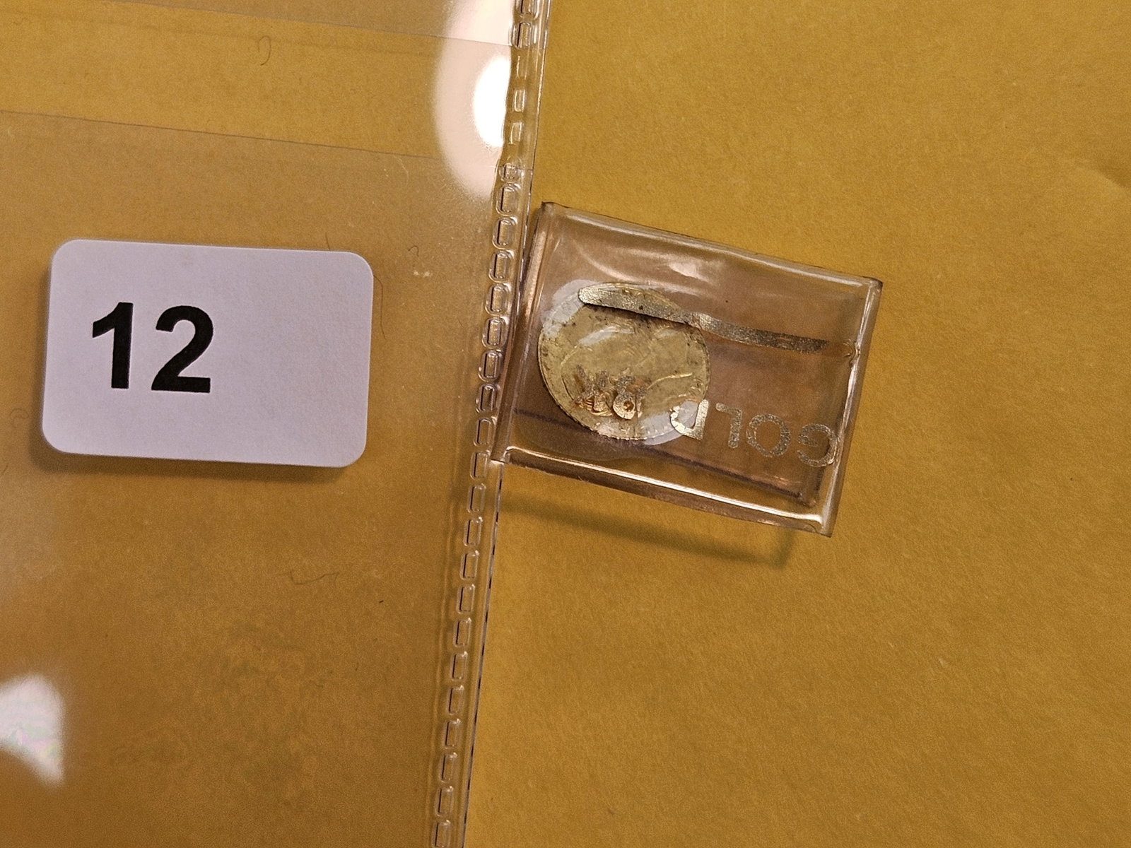 GOLD! 1865 Maximiliano Gold Wedding Token: Made from 8 karat gold. These are traditionally given to Newlyweds at their wedding as gifts.