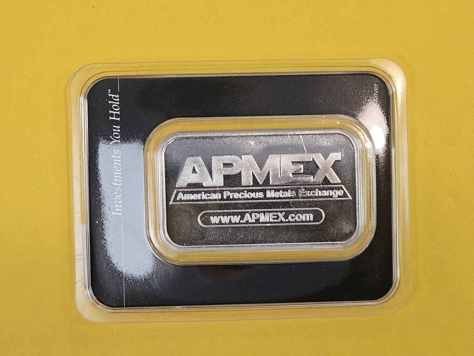 SILVER! One Troy ounce .999 fine Troy ounce APMEX Silver Bar - 2