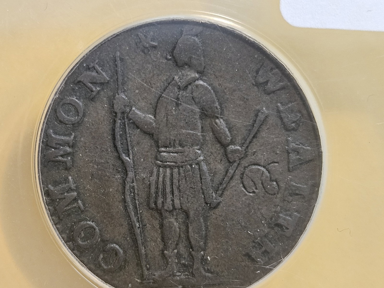 * COLONIAL * ANACS 1788 Massachusetts Half Cent in Fine - 12 details (1 of 7)